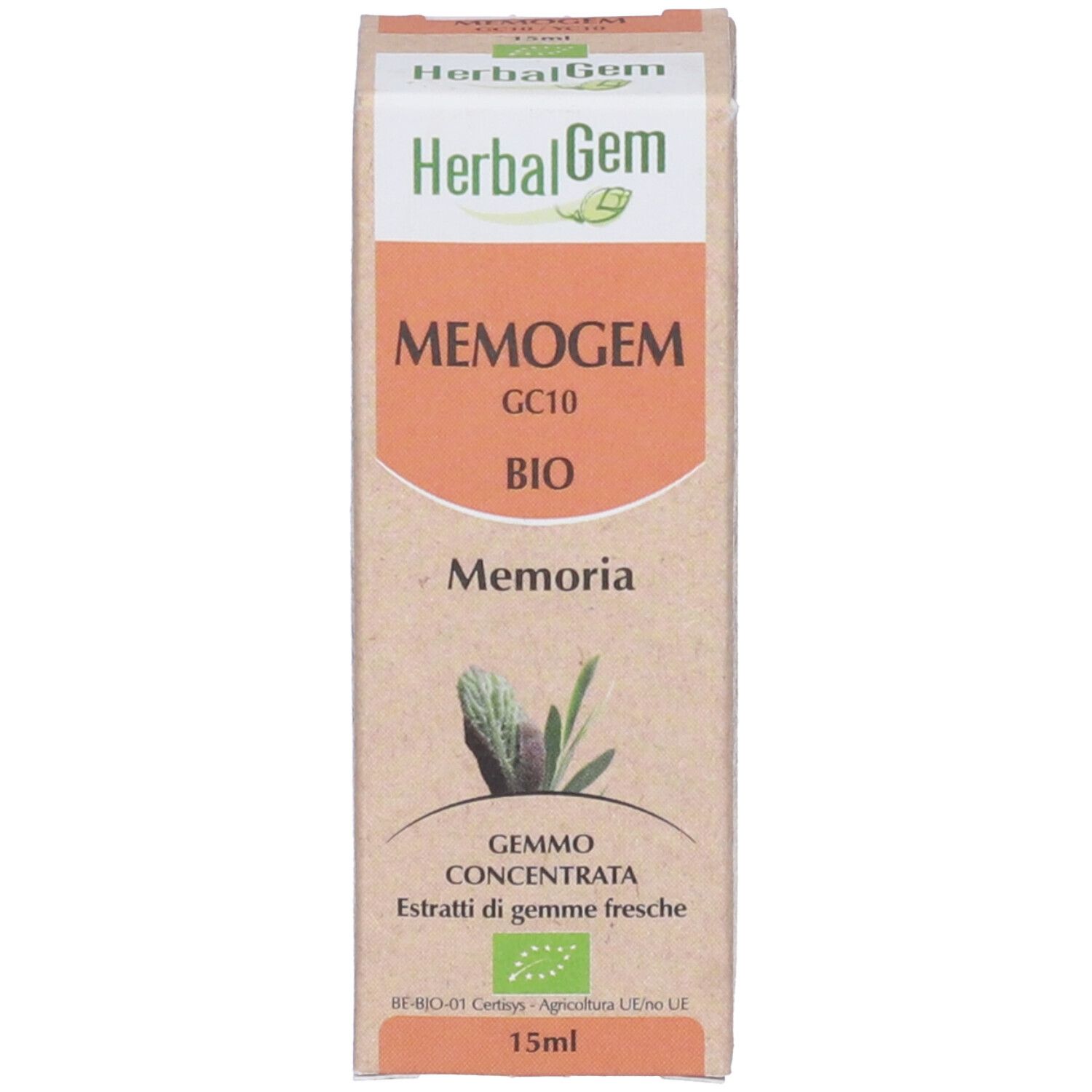 Herbalgem Memogem GC10 BIO Memoria Gemmo Concentrata Gocce