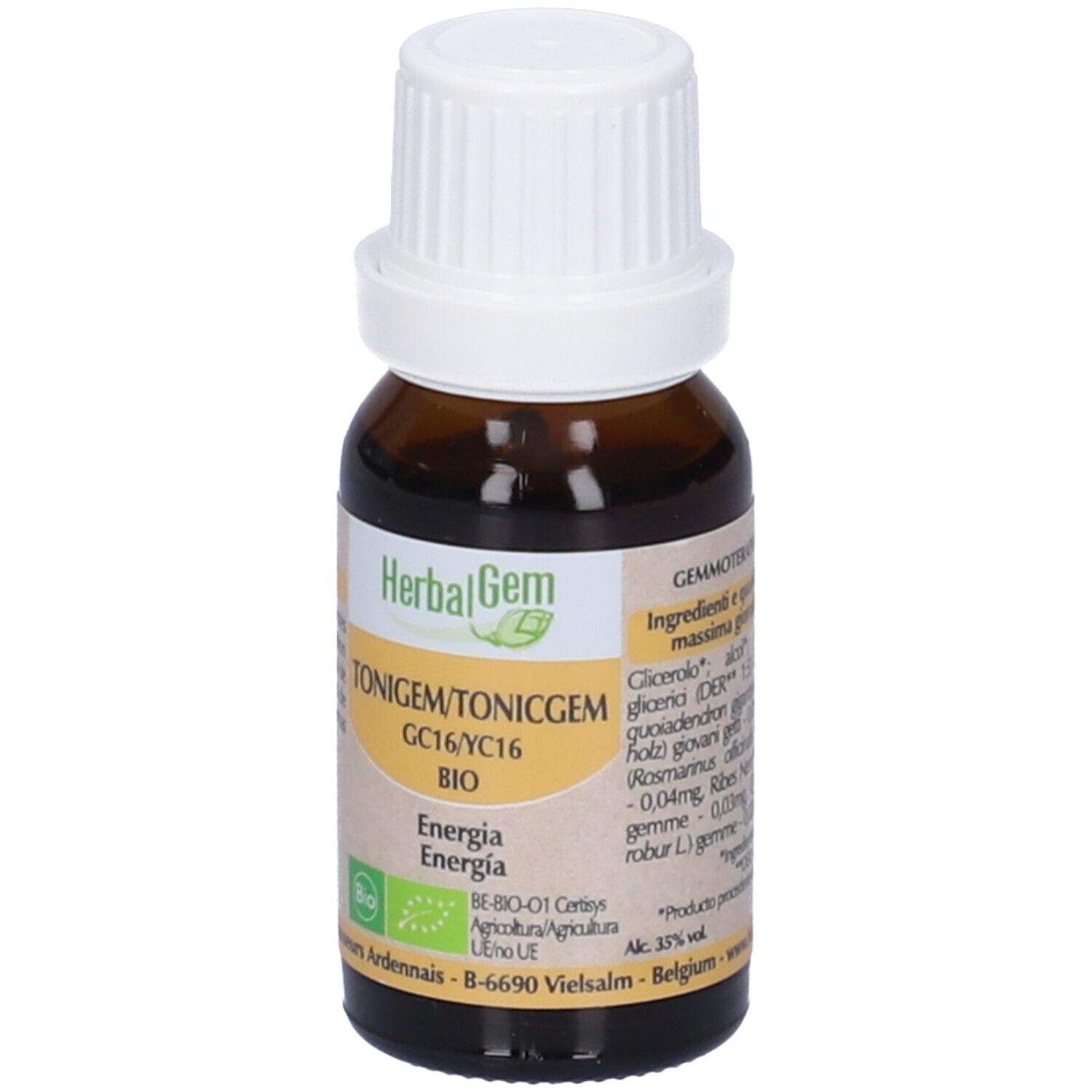 Herbalgem Tonigem GC16 BIO Energia Gemmo Concentrata Gocce