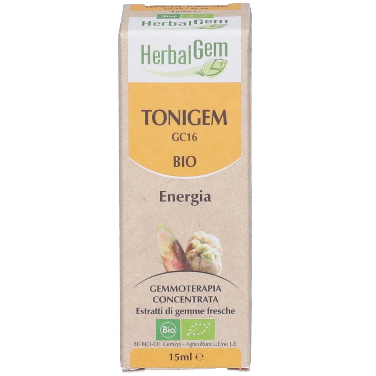 Herbalgem Tonigem GC16 BIO Energia Gemmo Concentrata Gocce
