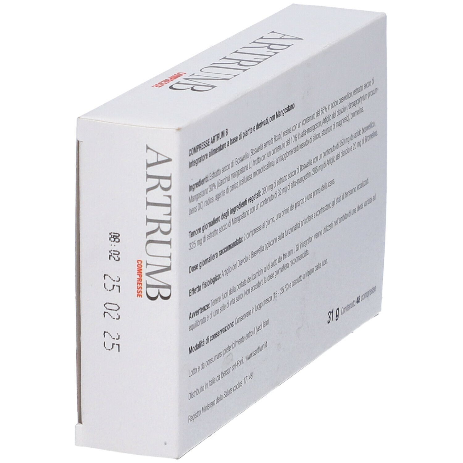 Artrum B Con Mangostano 48 Compresse 31 G
