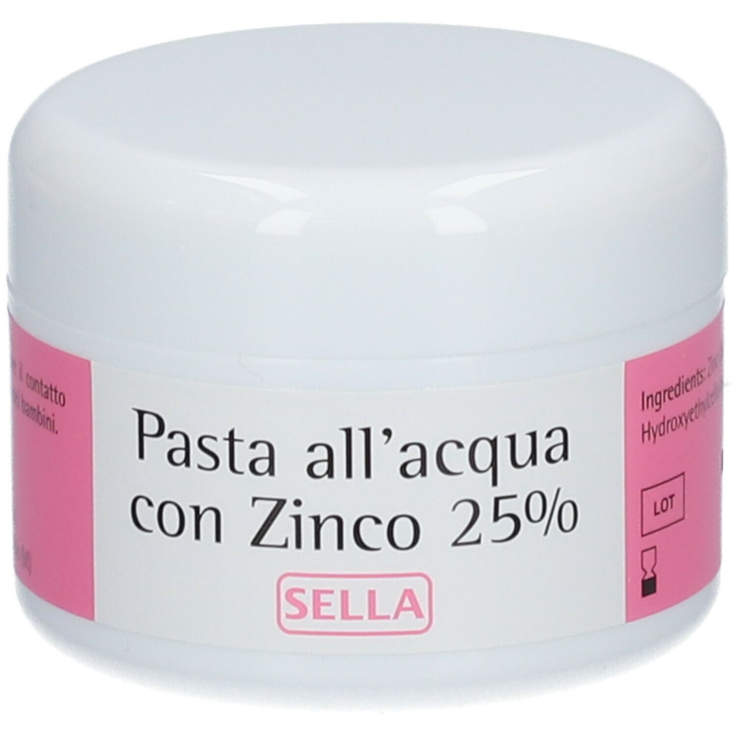 SELLA Pasta all'acqua con Zinco 25% 100 g