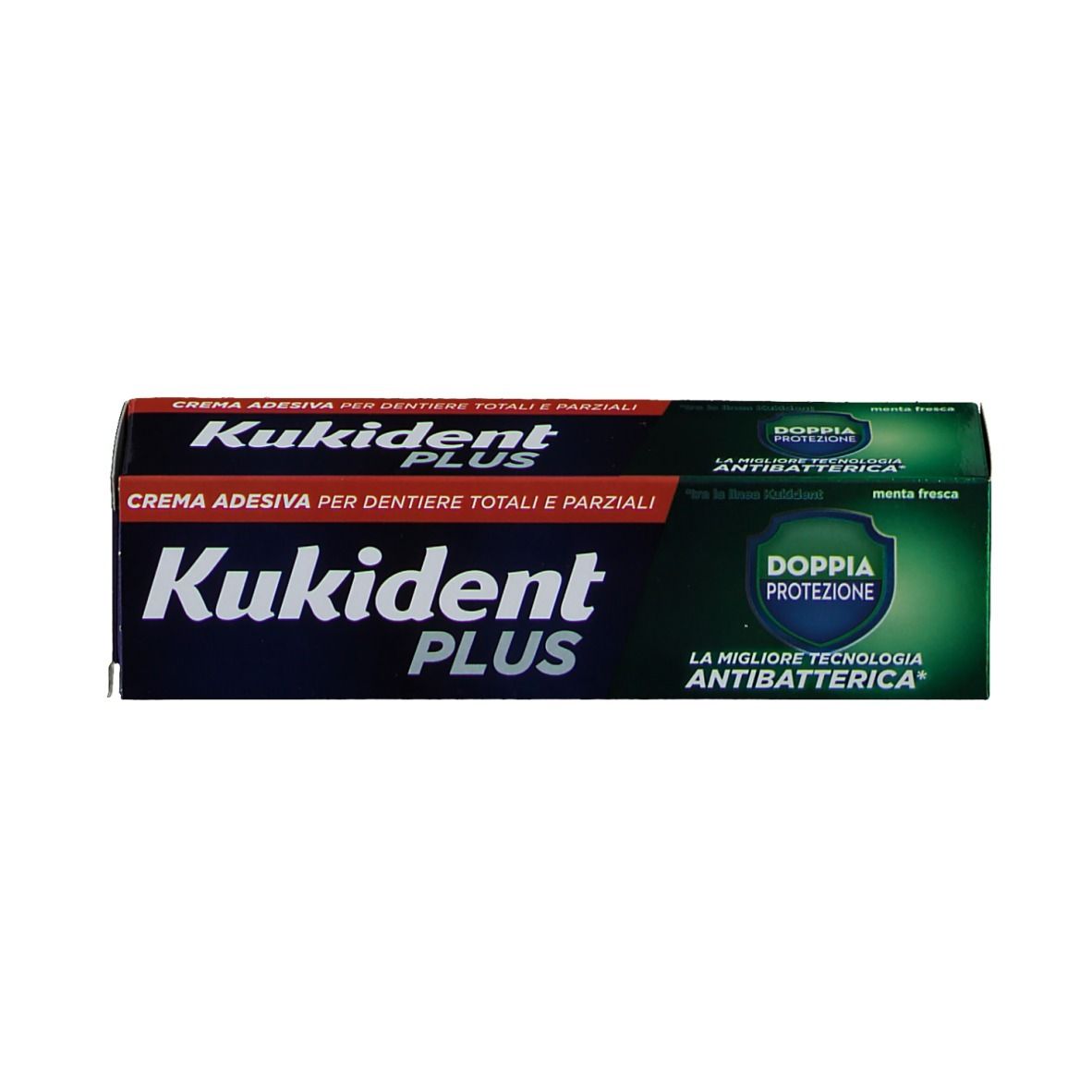 Kukident PLUS Doppia Protezione Crema adesiva premium per dentiera