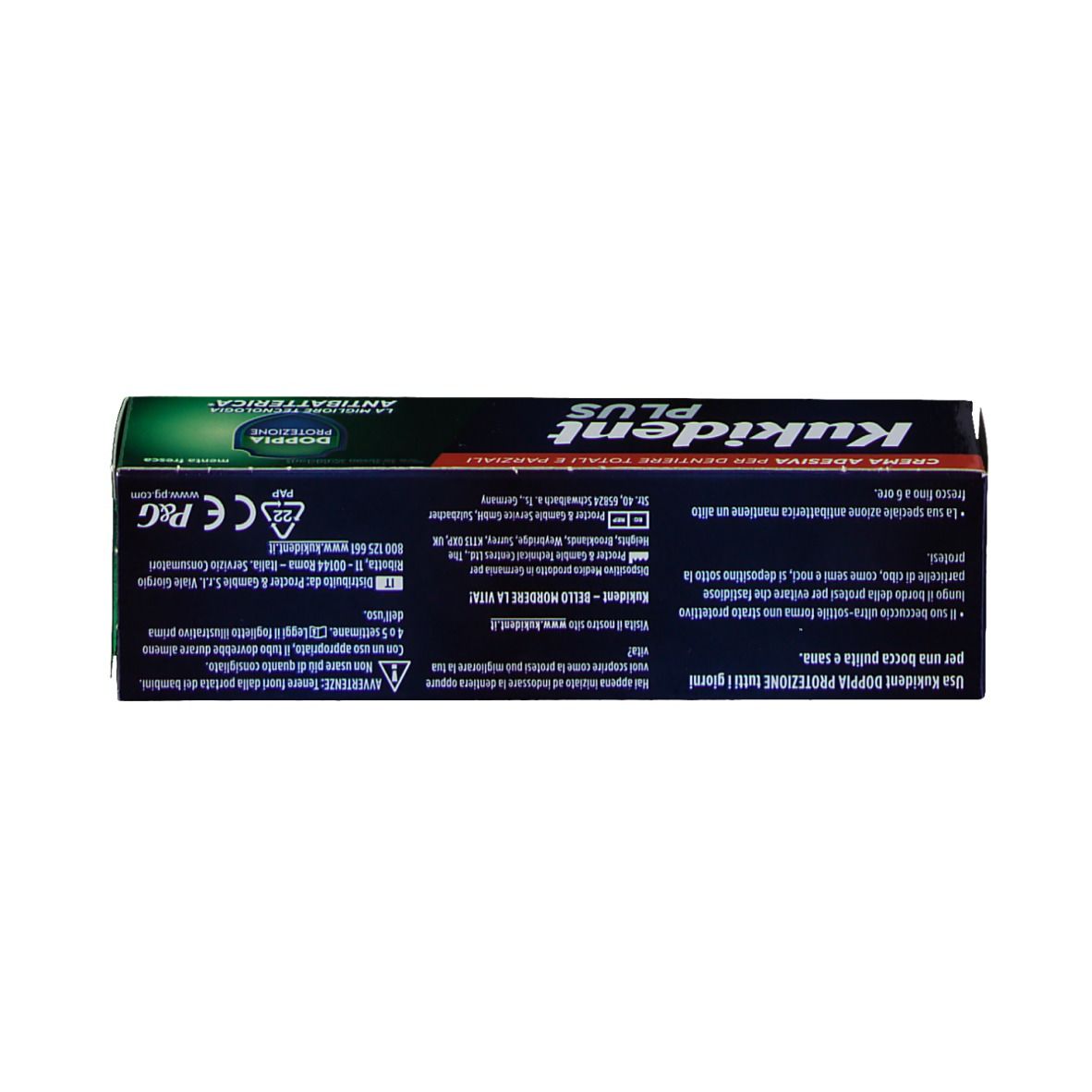 Kukident PLUS Doppia Protezione Crema adesiva premium per dentiera