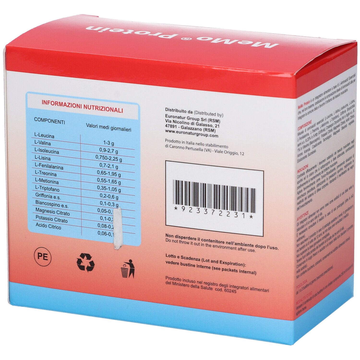 Memo Protein 30Bust