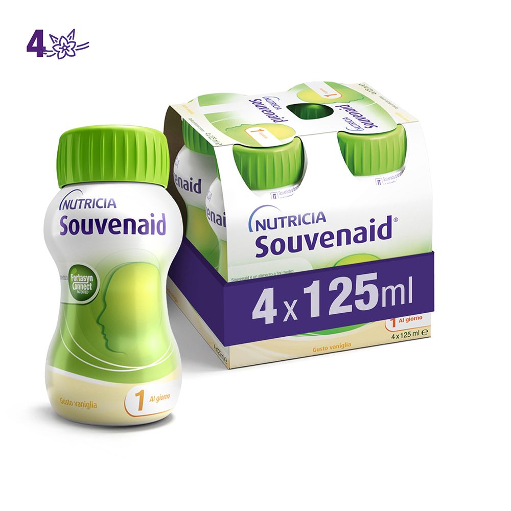 Souvenaid Vaniglia Cluster 4 X 125 Ml - Risparmia il 10% con il codice: Danacol0626
