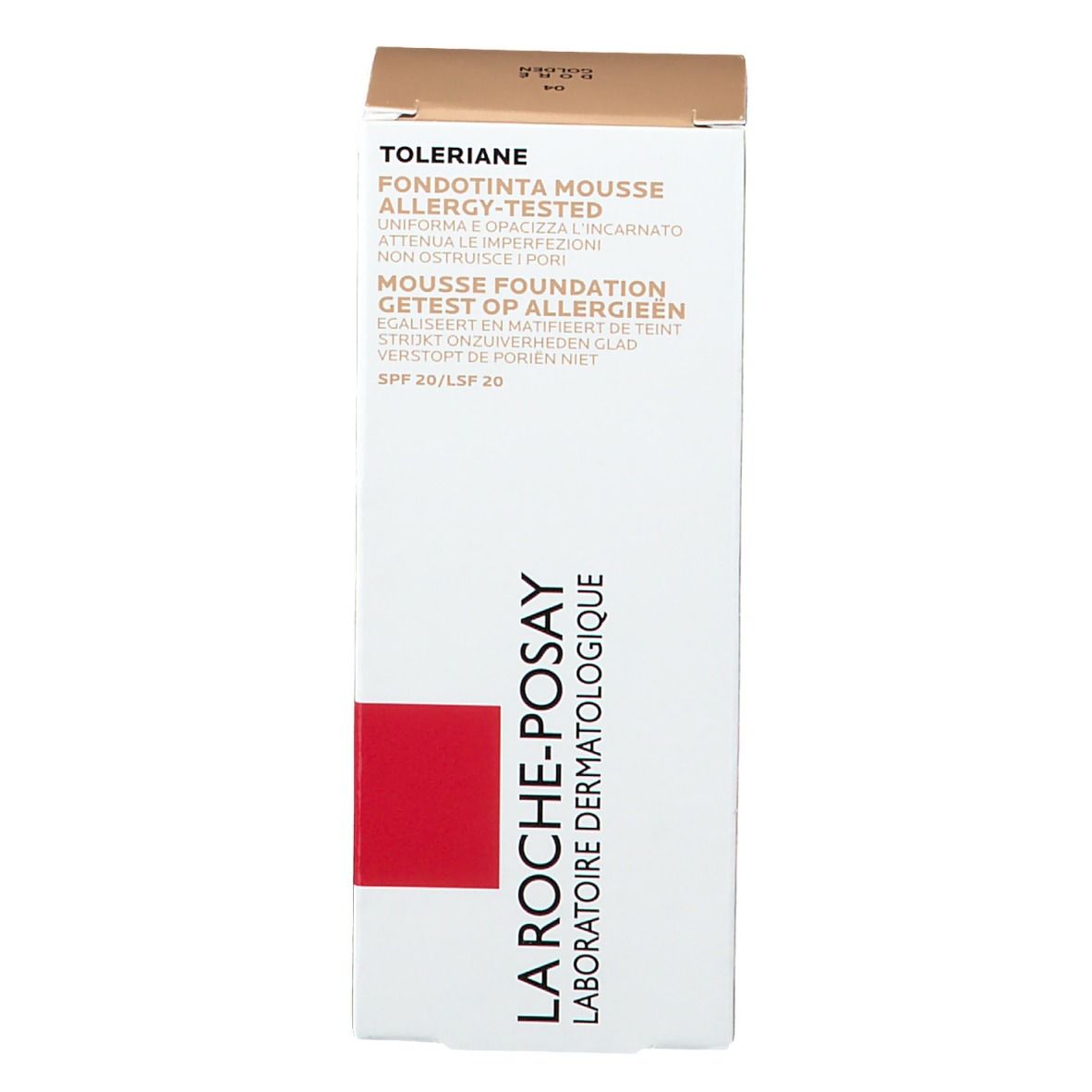 La Roche-Posay Toleriane Teint Fondotinta Mousse SPF 20 04 Doré