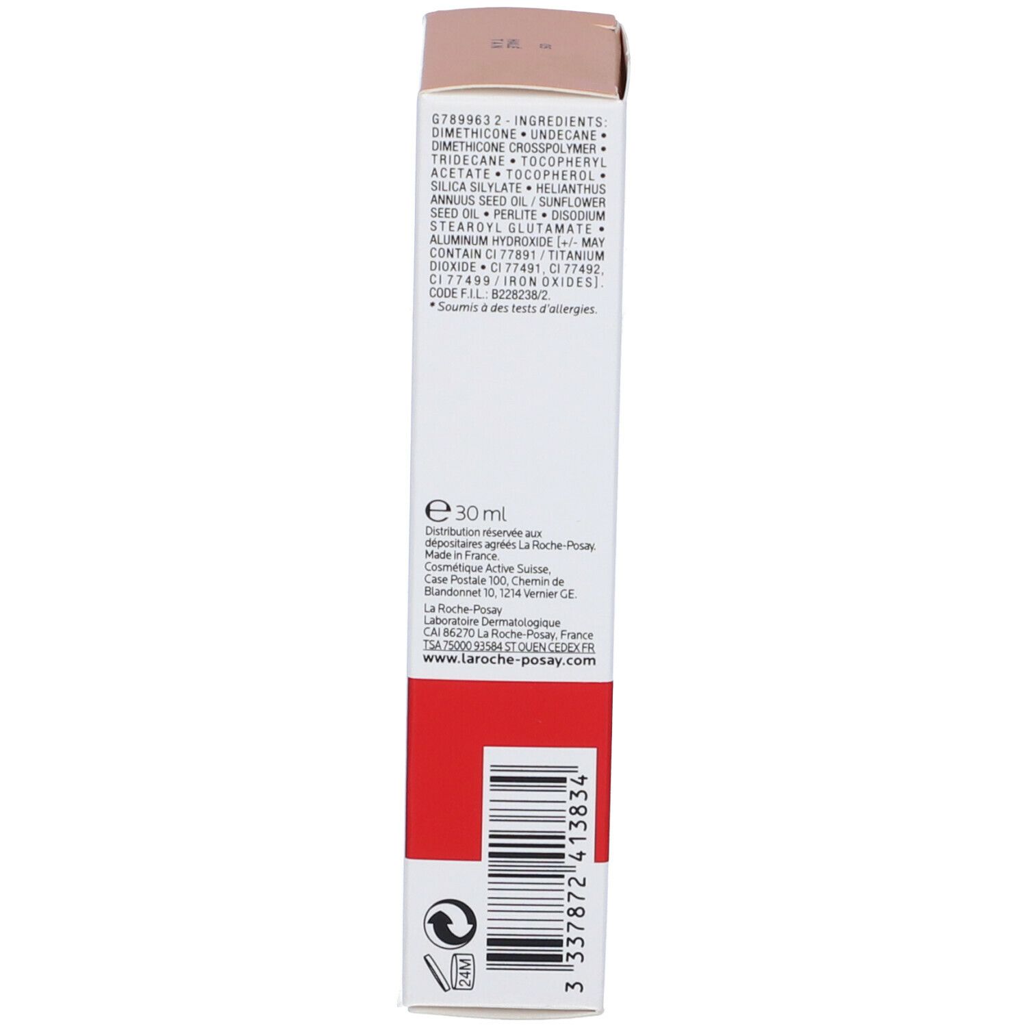 La Roche Posay Toleriane Teint Fondotinta Mousse  con perlite ultra assorbente antisebo 20 SPF