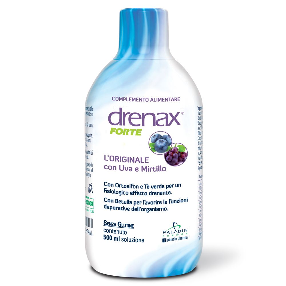 Drenax Forte L'Originale Con Uva E Mirtillo 500 Ml