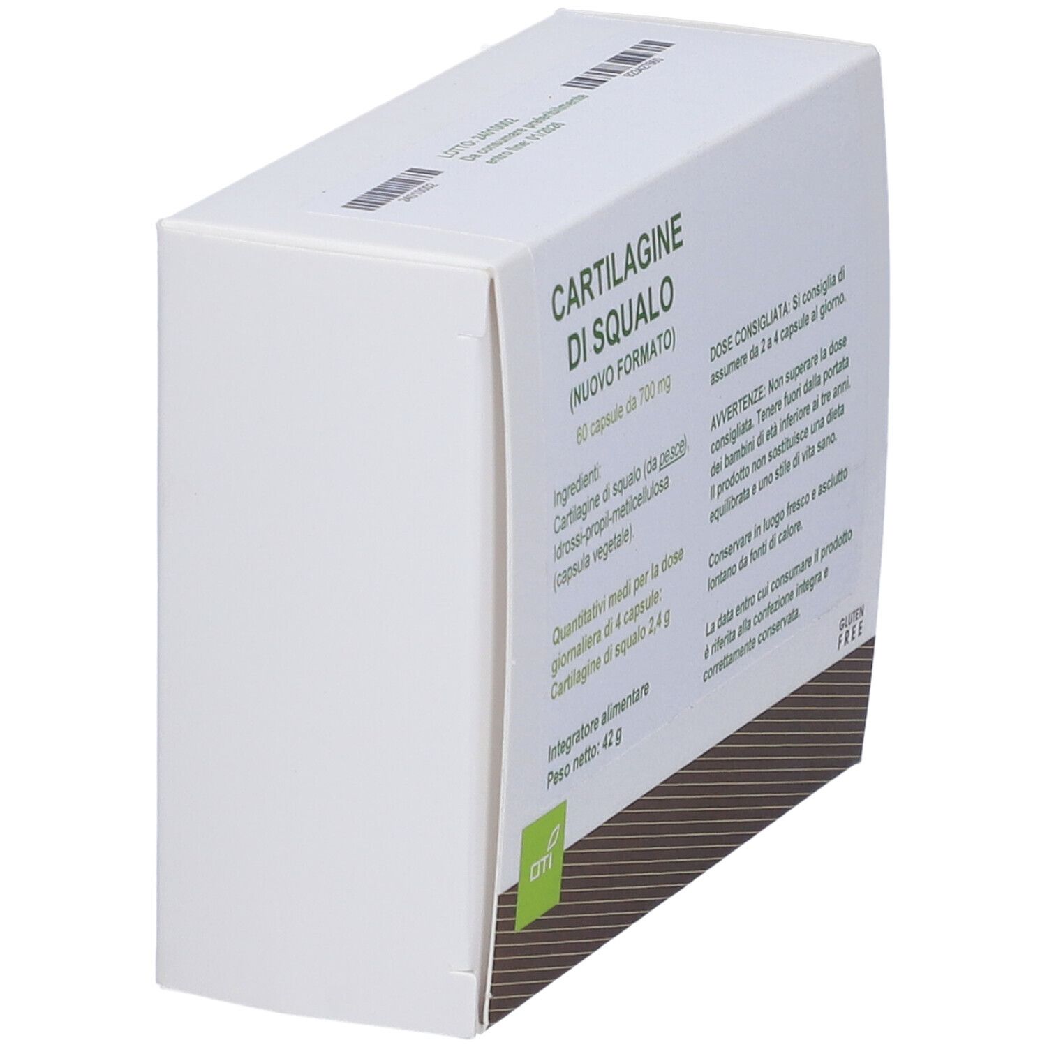 Cartilagine Di Squalo Polvere 60 Capsule