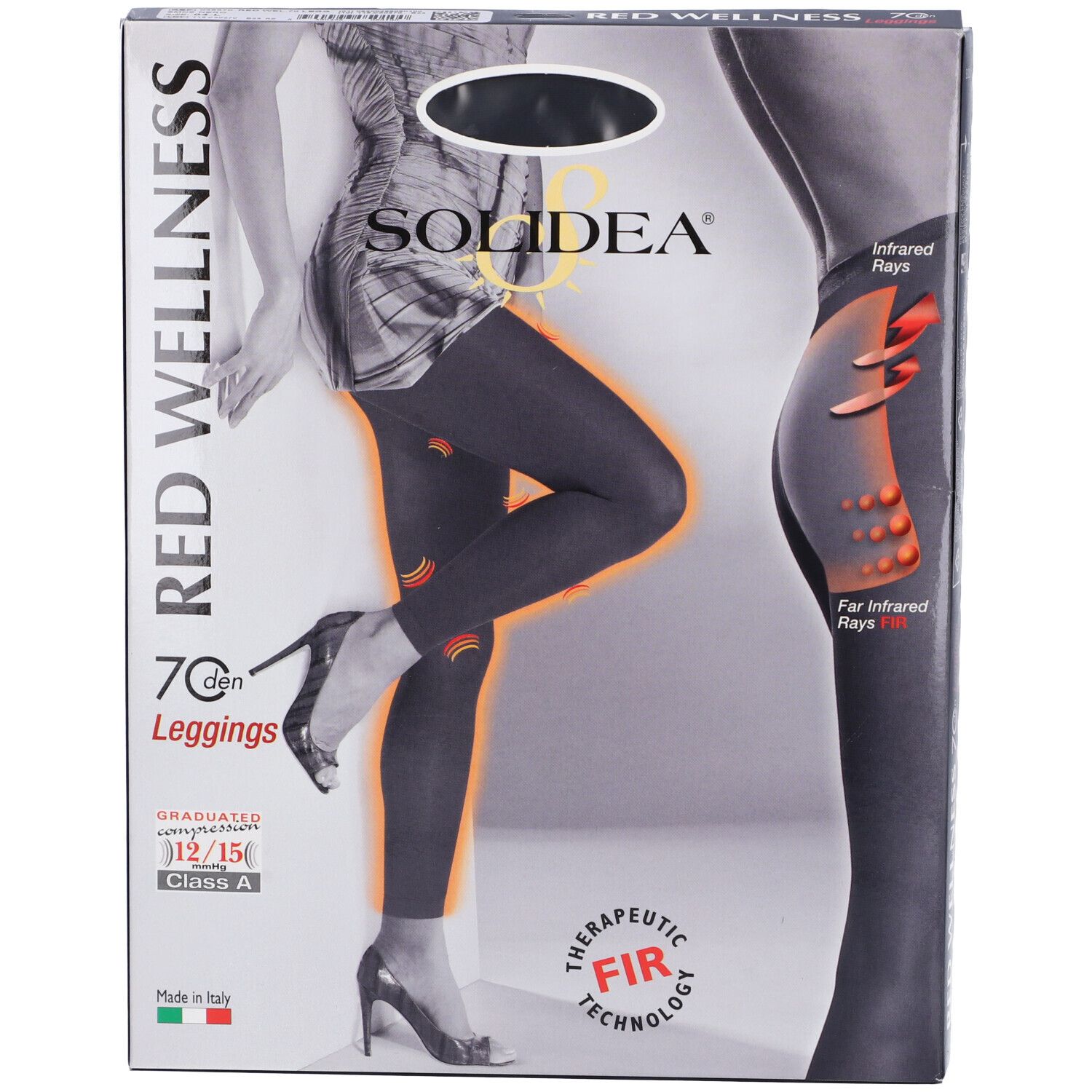 SOLIDEA Red Wellness 70 Leggings Ne 4 L