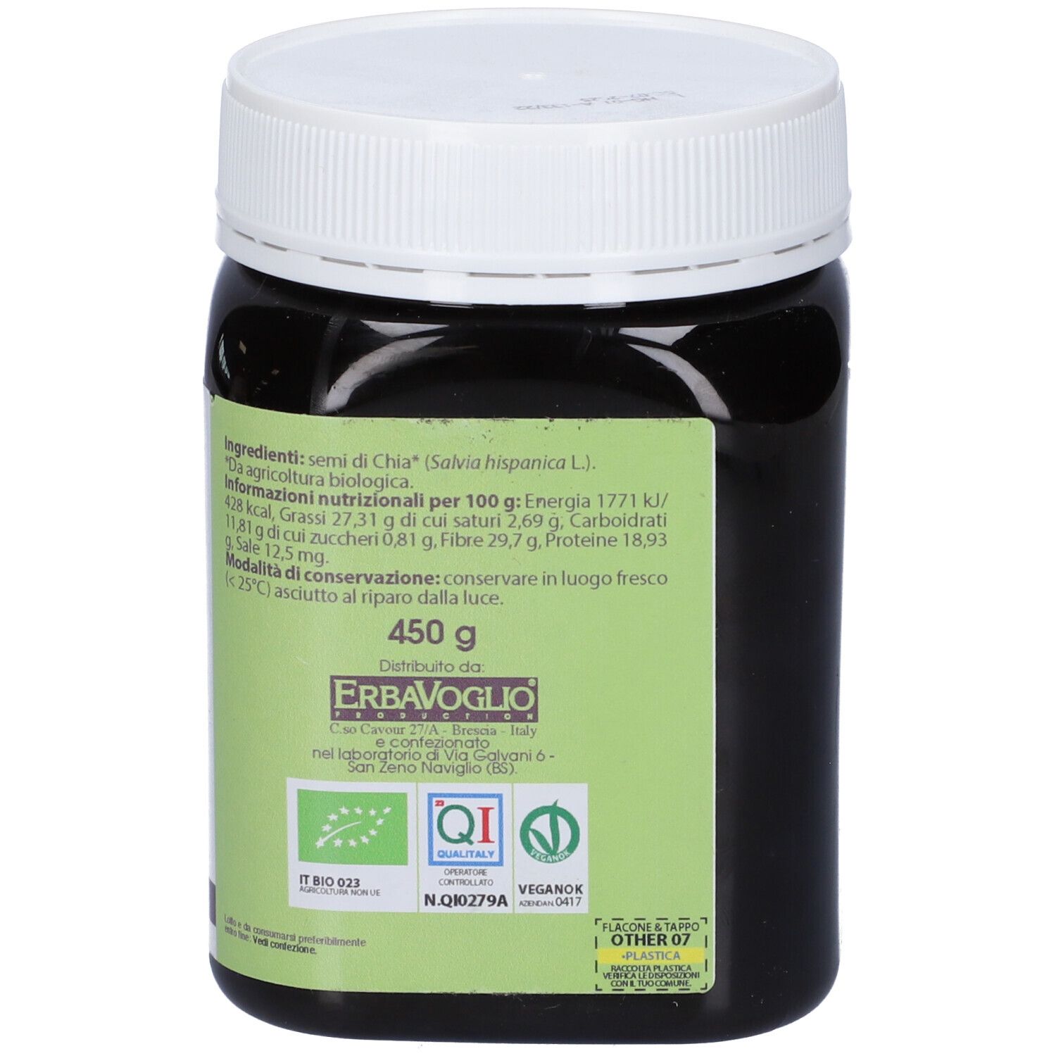 Biochia Semi Di Chia 450 G
