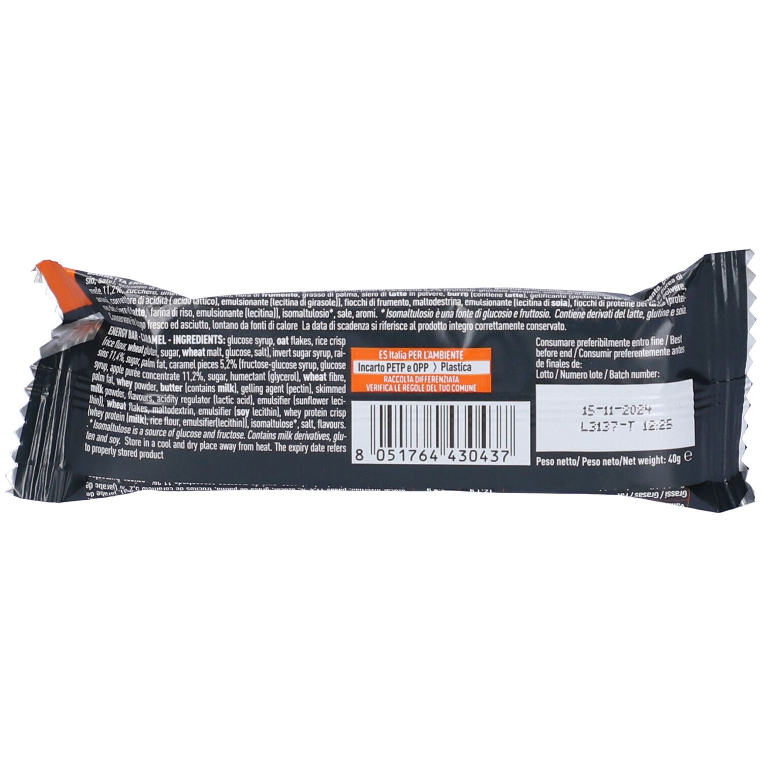 Ethicsport Tecnica Energy Caramel 1 Barretta