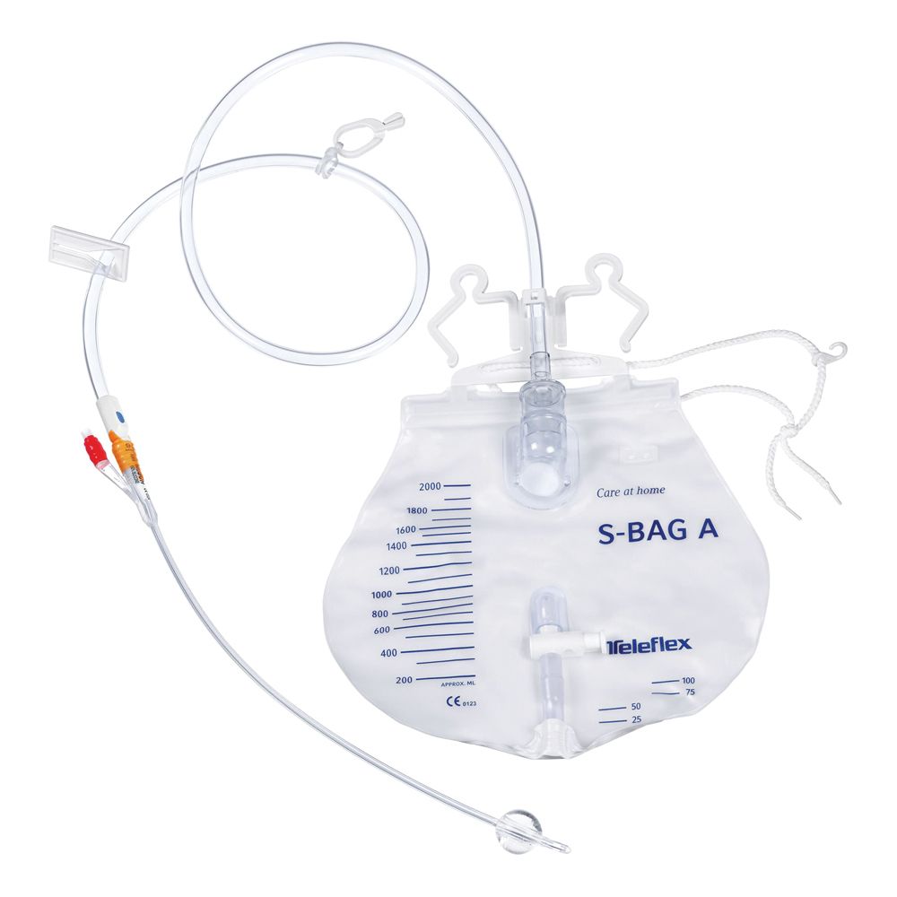Kit Per Cateterismo Vescicale Con Catetere Profilcath In Silicone Silkomed A Permanenza Diametro Ch16 Preconnesso Con Sistema Di Drenaggio Con Kit Di Posizionamento