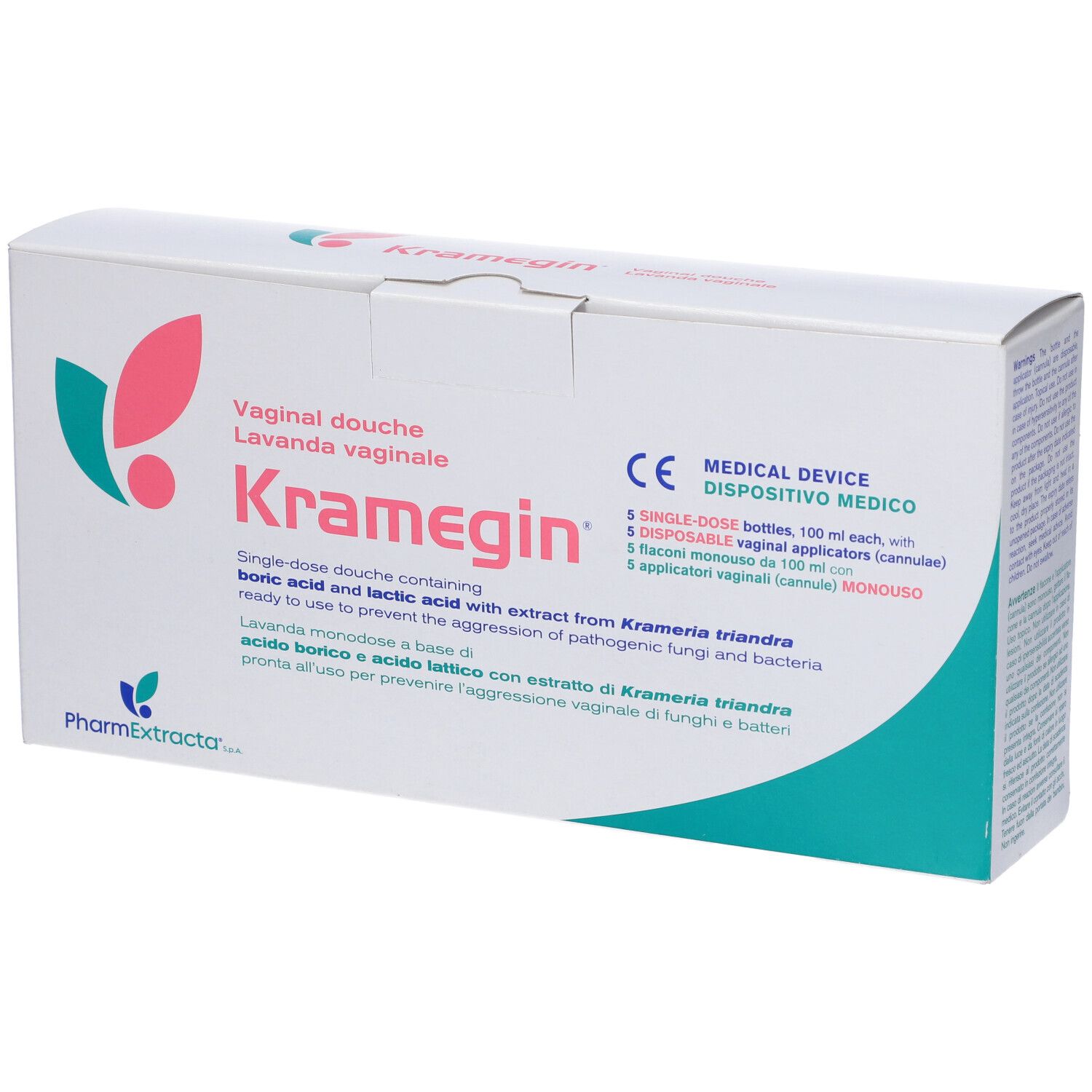 Kramegin Lavanda Vaginale 5 Flaconi 100 Ml Con Cannula