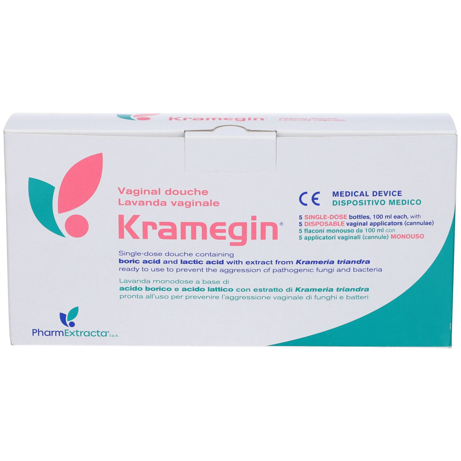 Kramegin Lavanda Vaginale 5 Flaconi 100 Ml Con Cannula