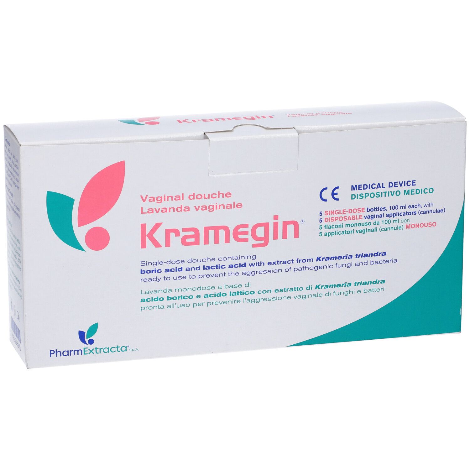 Kramegin Lavanda Vaginale 5 Flaconi 100 Ml Con Cannula