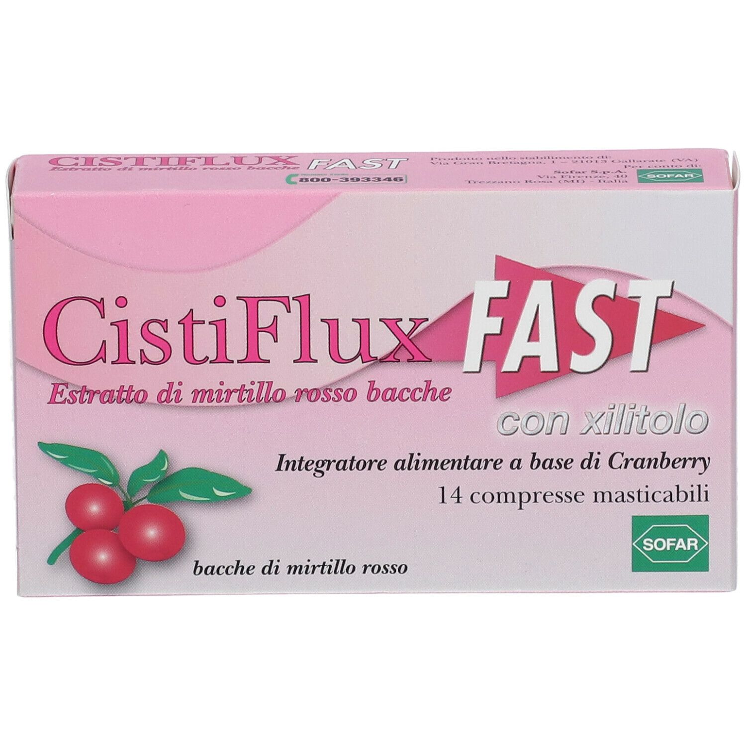 CistiFlux FAST con Xilitolo