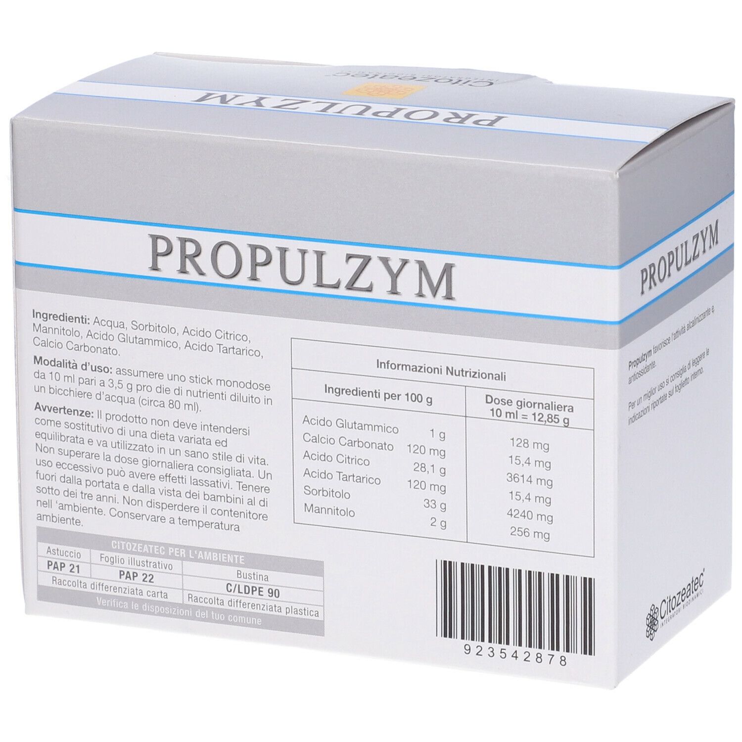 Propulzym Stick 10 Ml 30 Pezzi