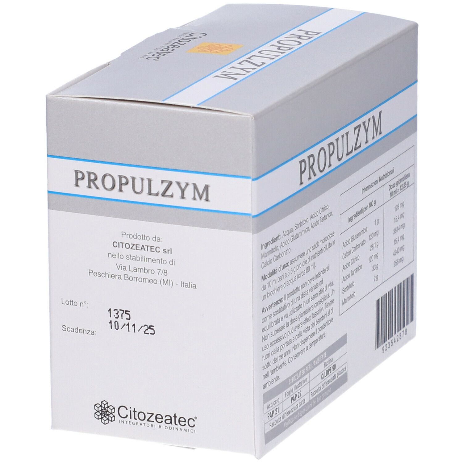 Propulzym Stick 10 Ml 30 Pezzi
