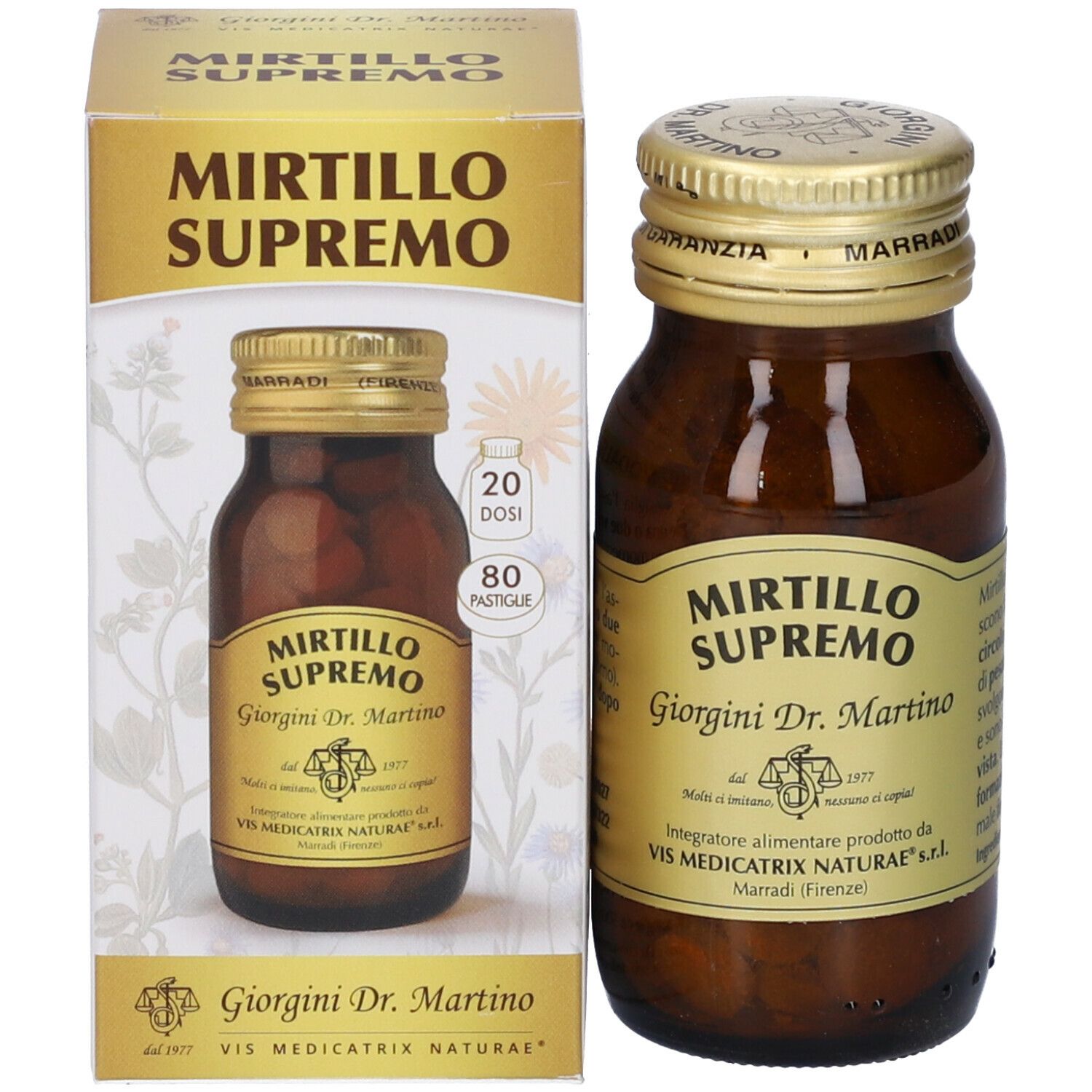 Mirtillo Supremo 80 Pastiglie