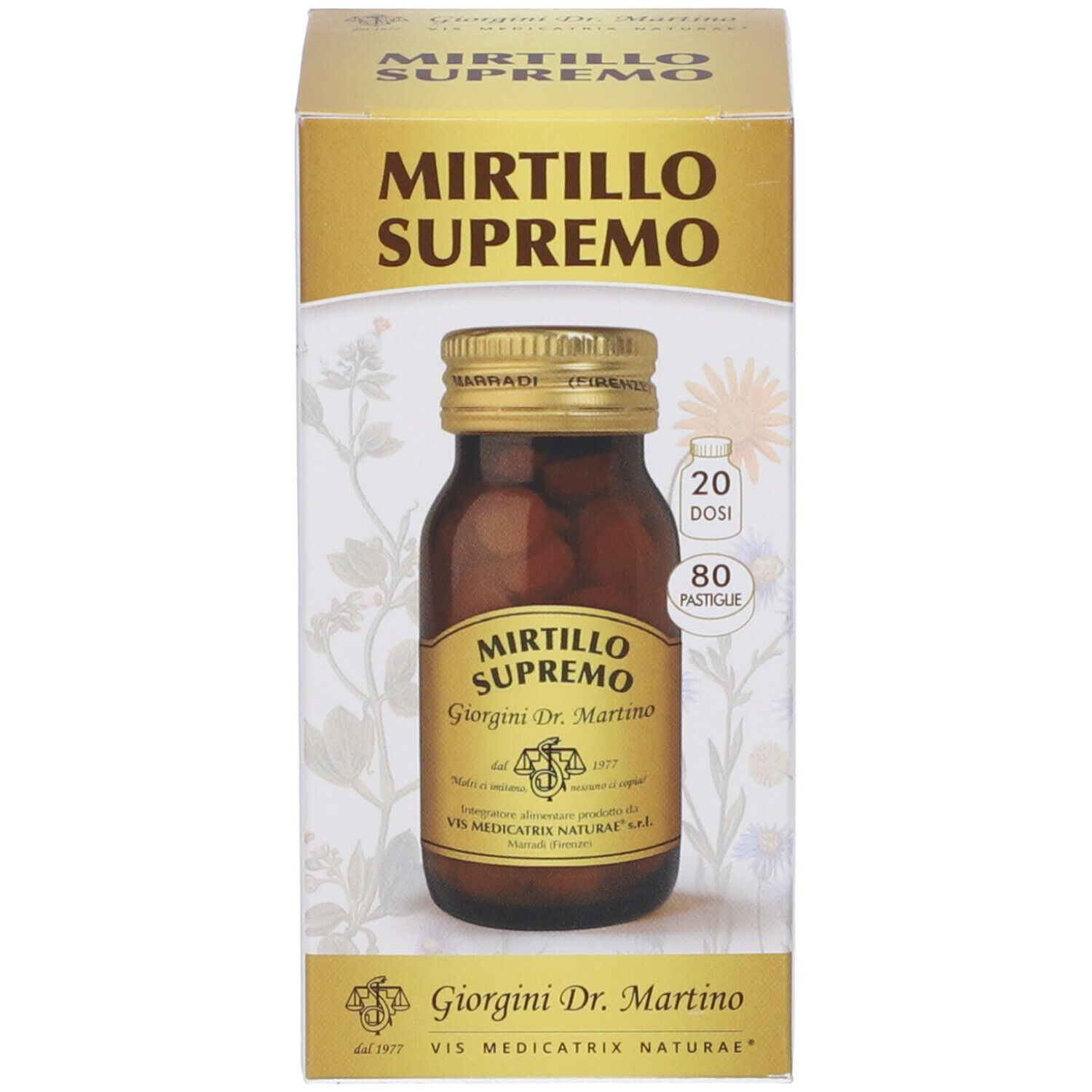 Mirtillo Supremo 80 Pastiglie