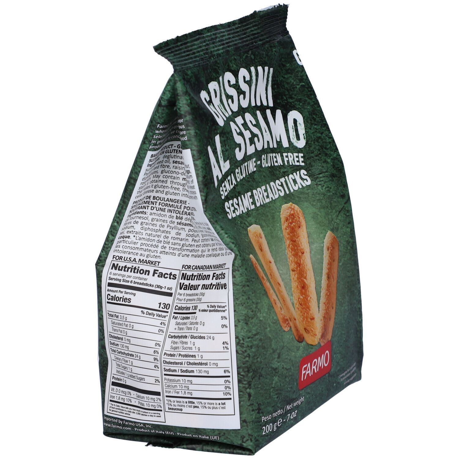 Farmo Grissini al Sesamo Senza Glutine
