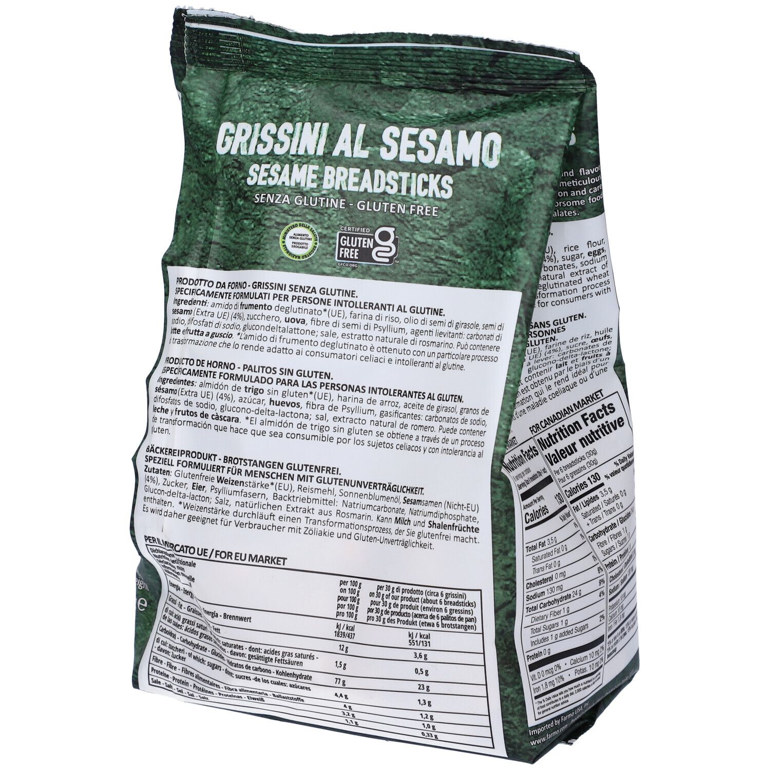 Farmo Grissini al Sesamo Senza Glutine