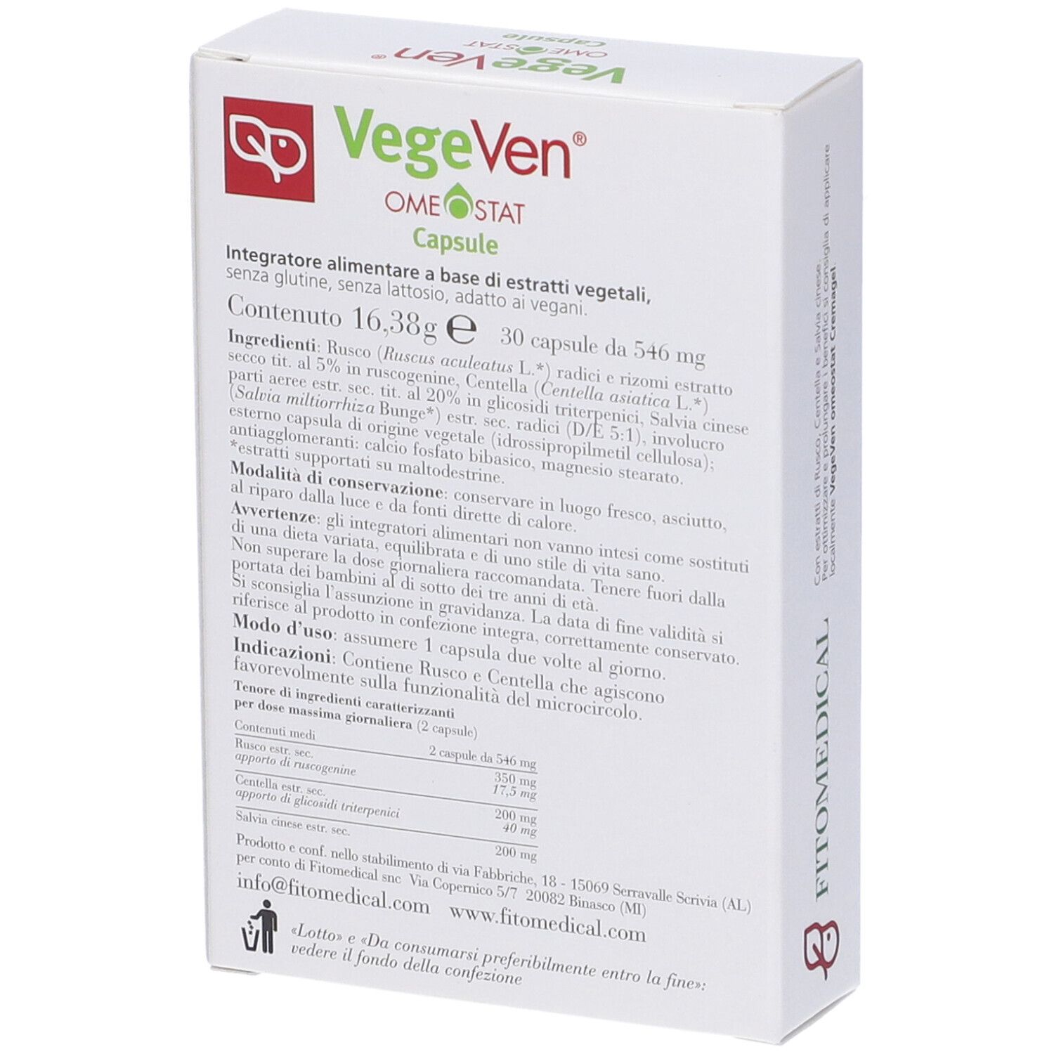 Vegeven Omeostat 30 Capsule