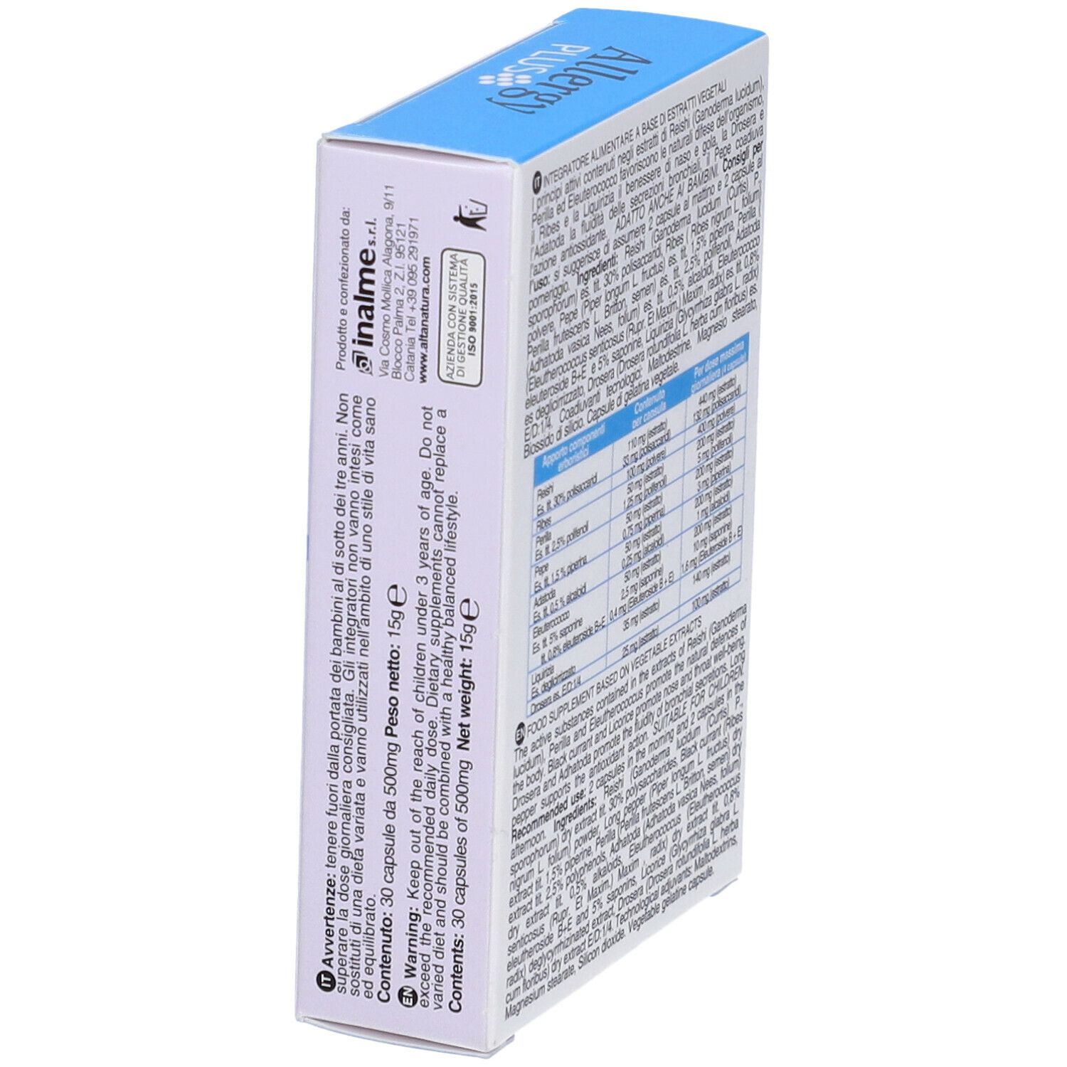 Alta Natura Allergy Plus Capsule