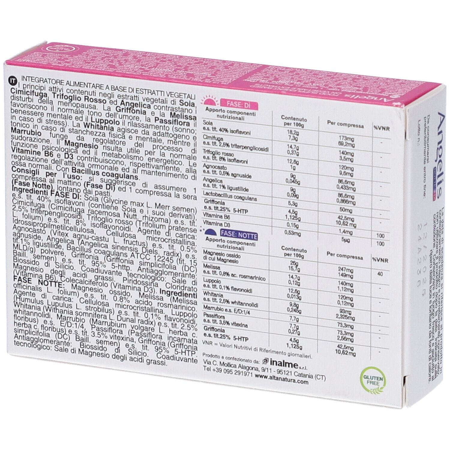 Alta Natura Angelis Notte e Dí 15+15 Compresse