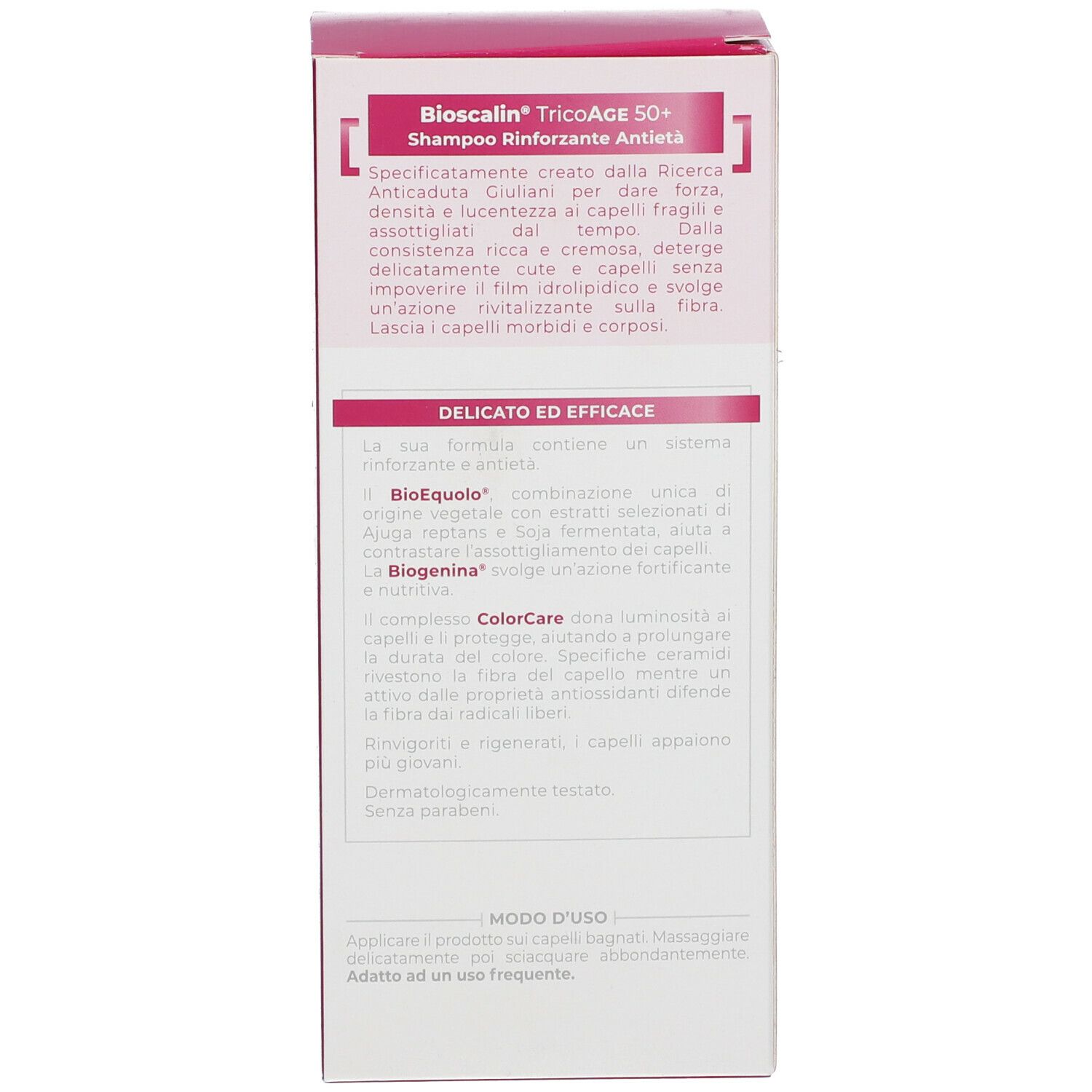Bioscalin® TricoAGE 50+ Shampoo Rinforzante Antietà