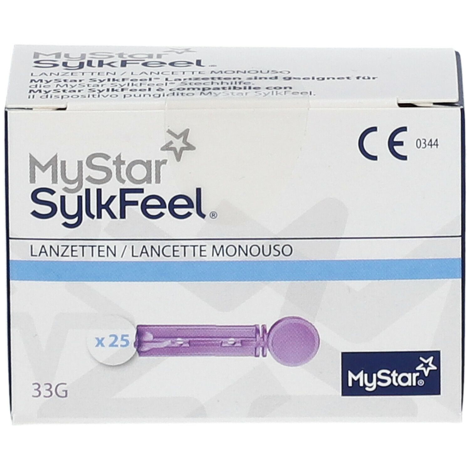 Mystar SylkFeel™ Lancette 25 pezzi 33 G 25 pz