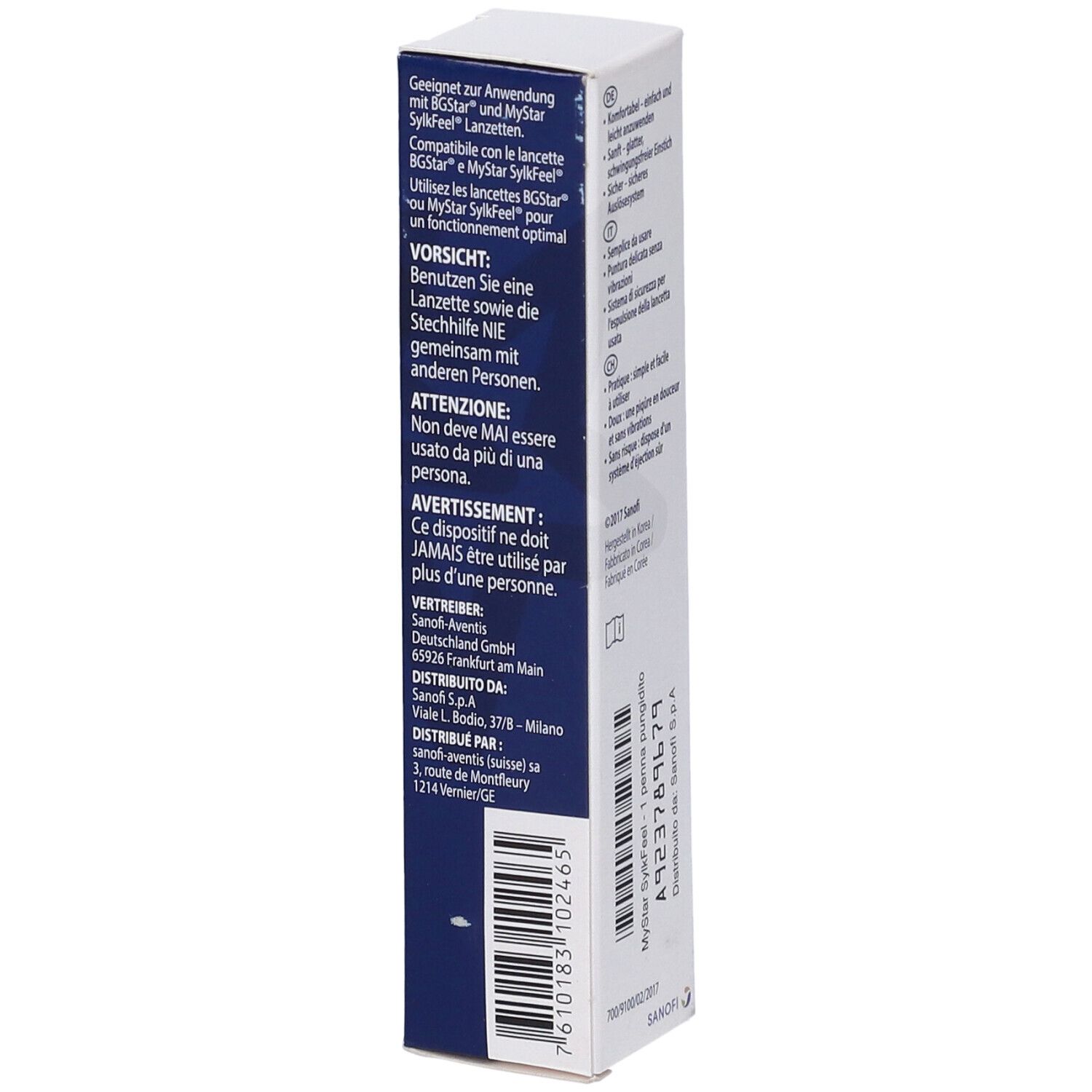 Penna Pungidito Mystar Sylkfeel 1 Pezzo