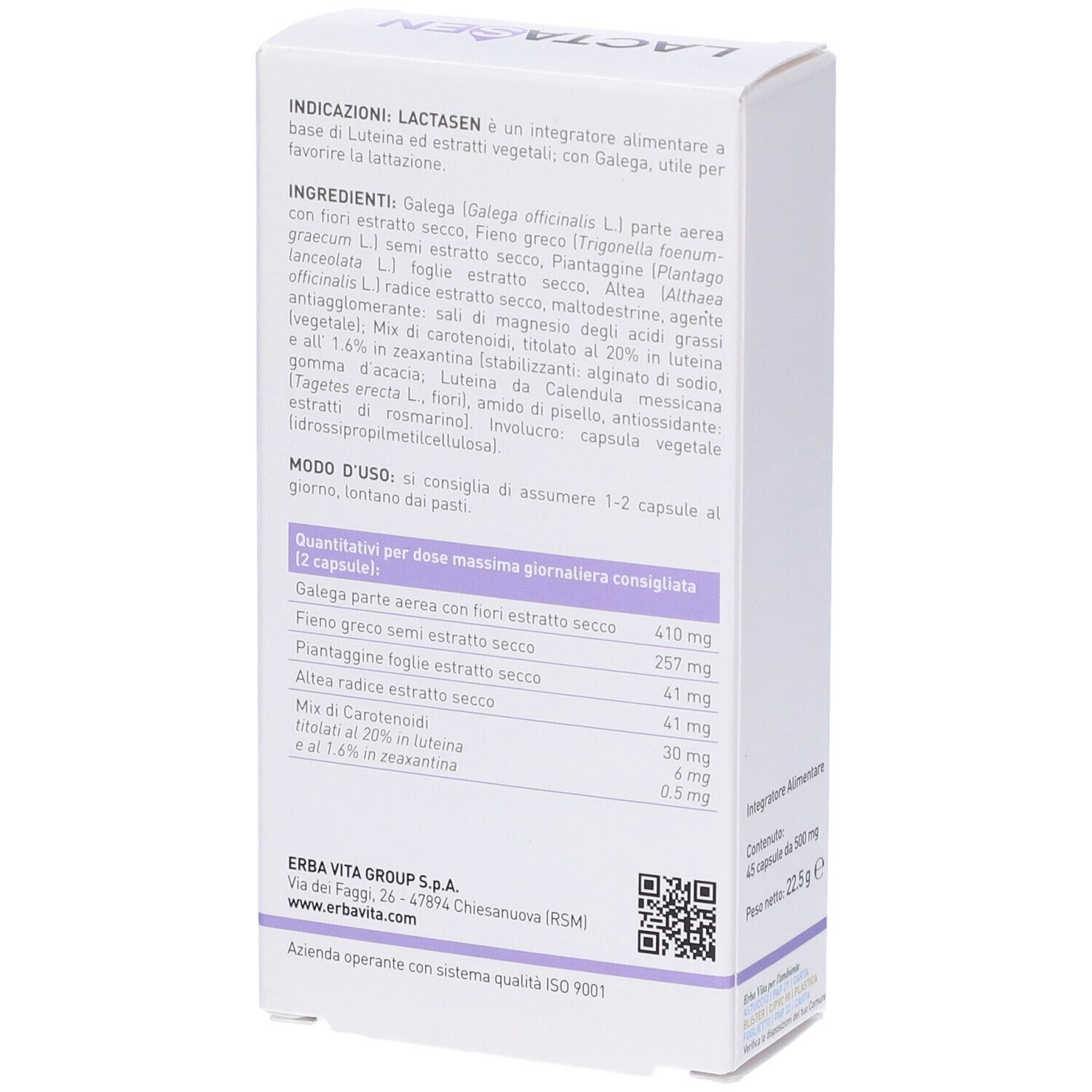Lactasen 45 Capsule