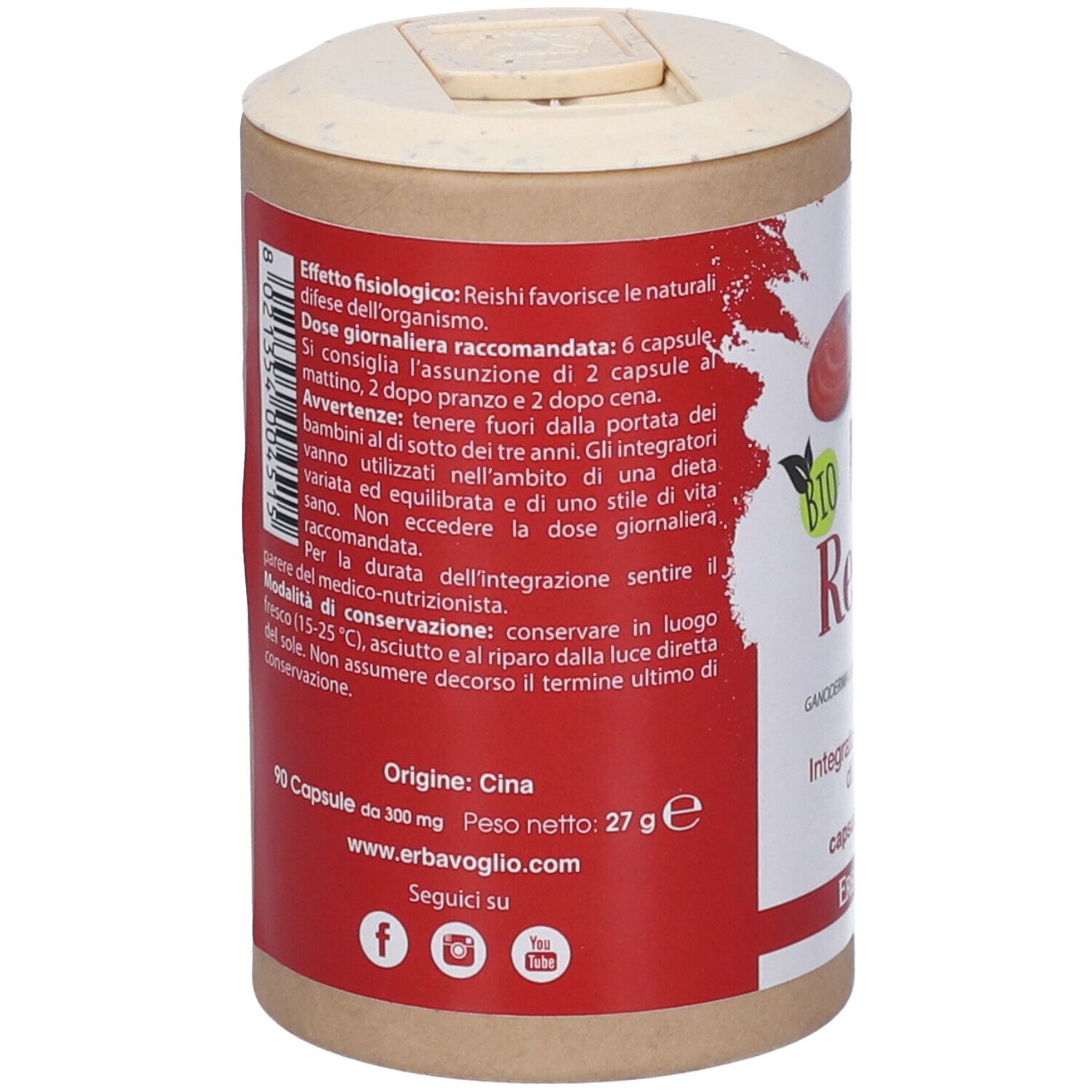 Reishi 90 Capsule Bio 27 G