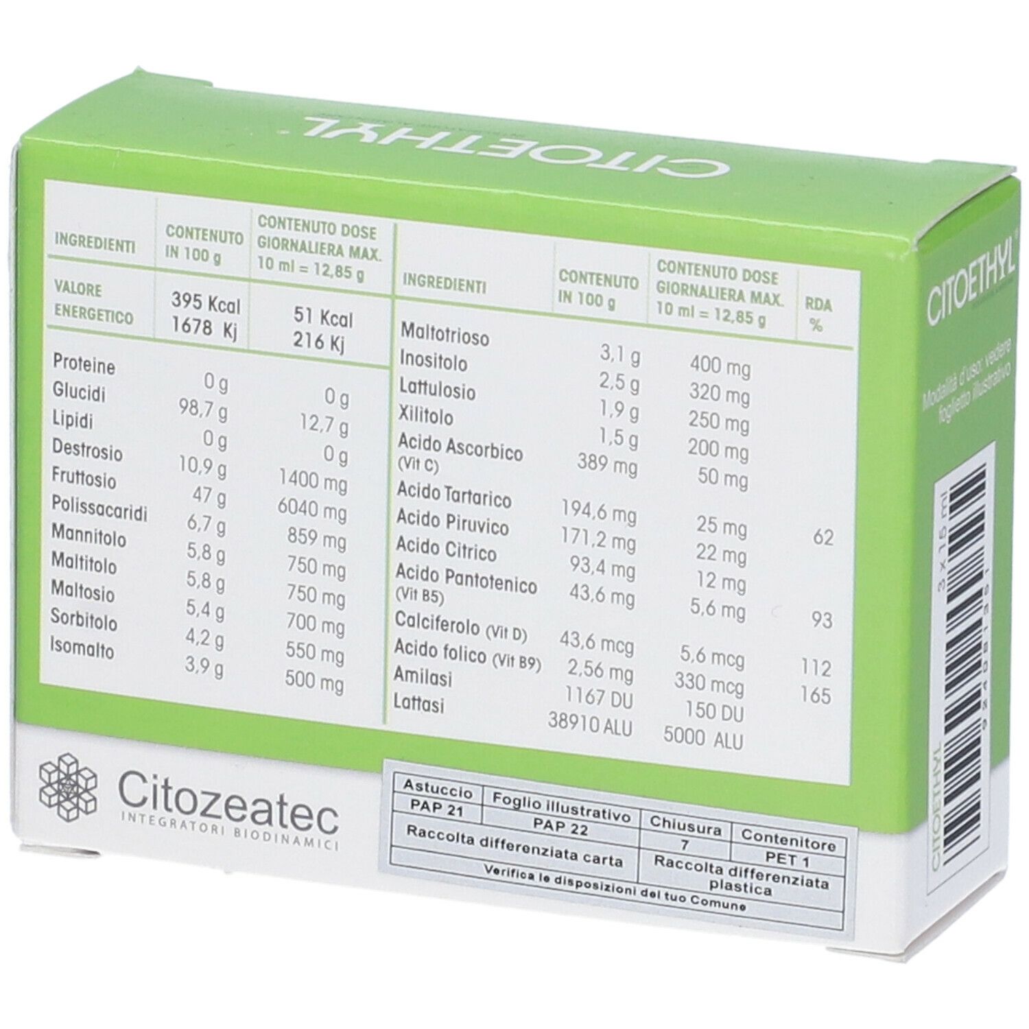 Citoethyl 3 Flaconi 15 Ml