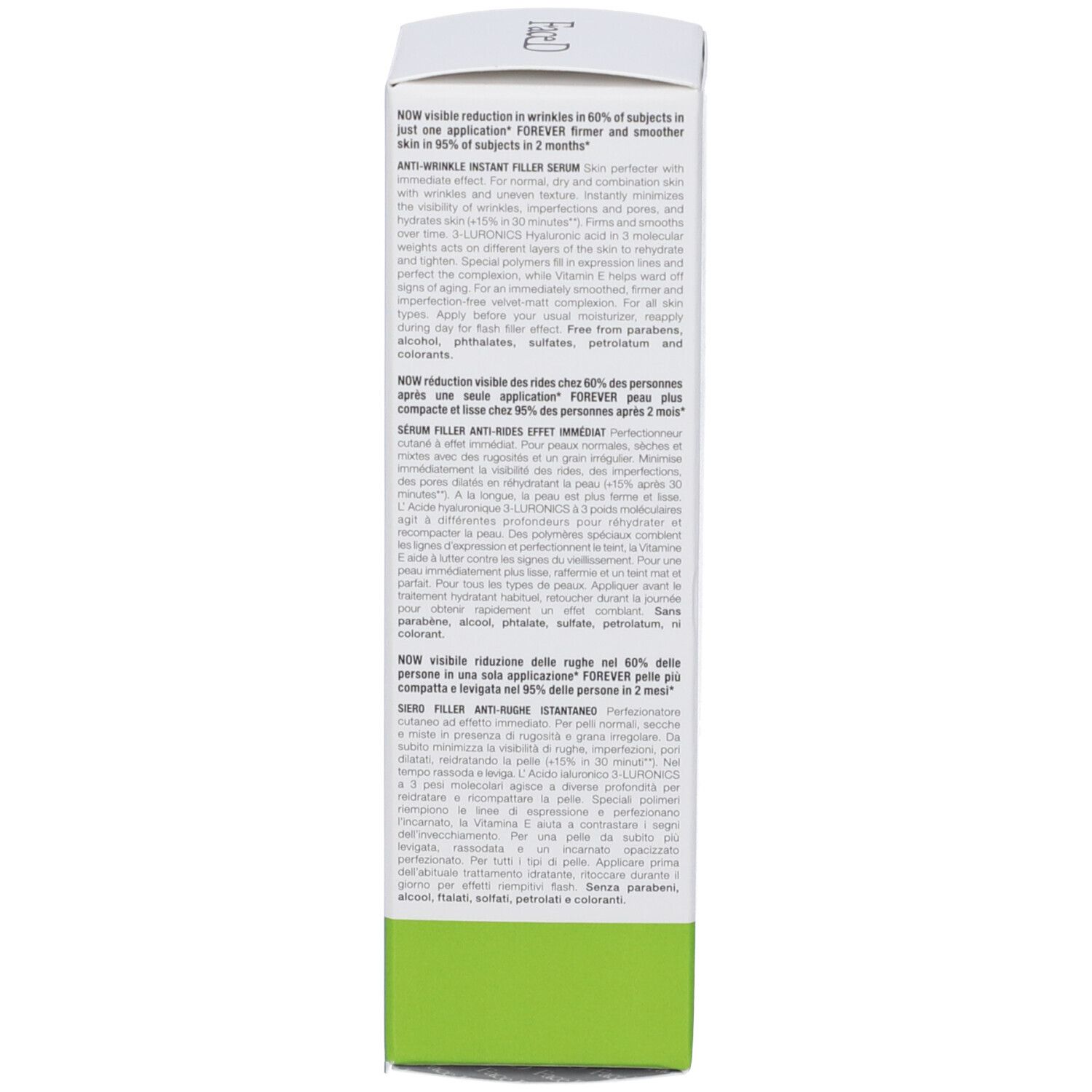 FaceD Siero Viso Filler Antirughe Instantaneo