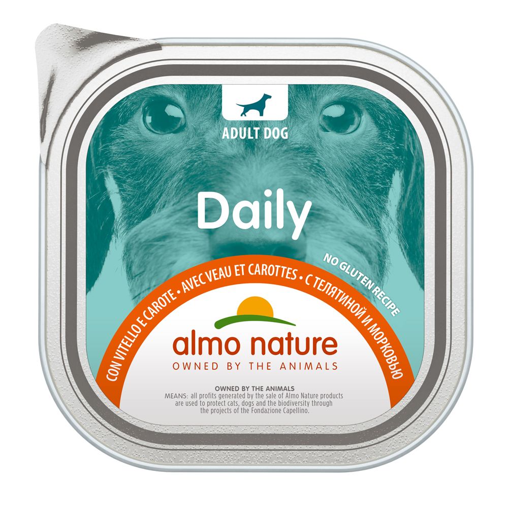 Daily Menu Dogs Con Vitello E Carote 300 G