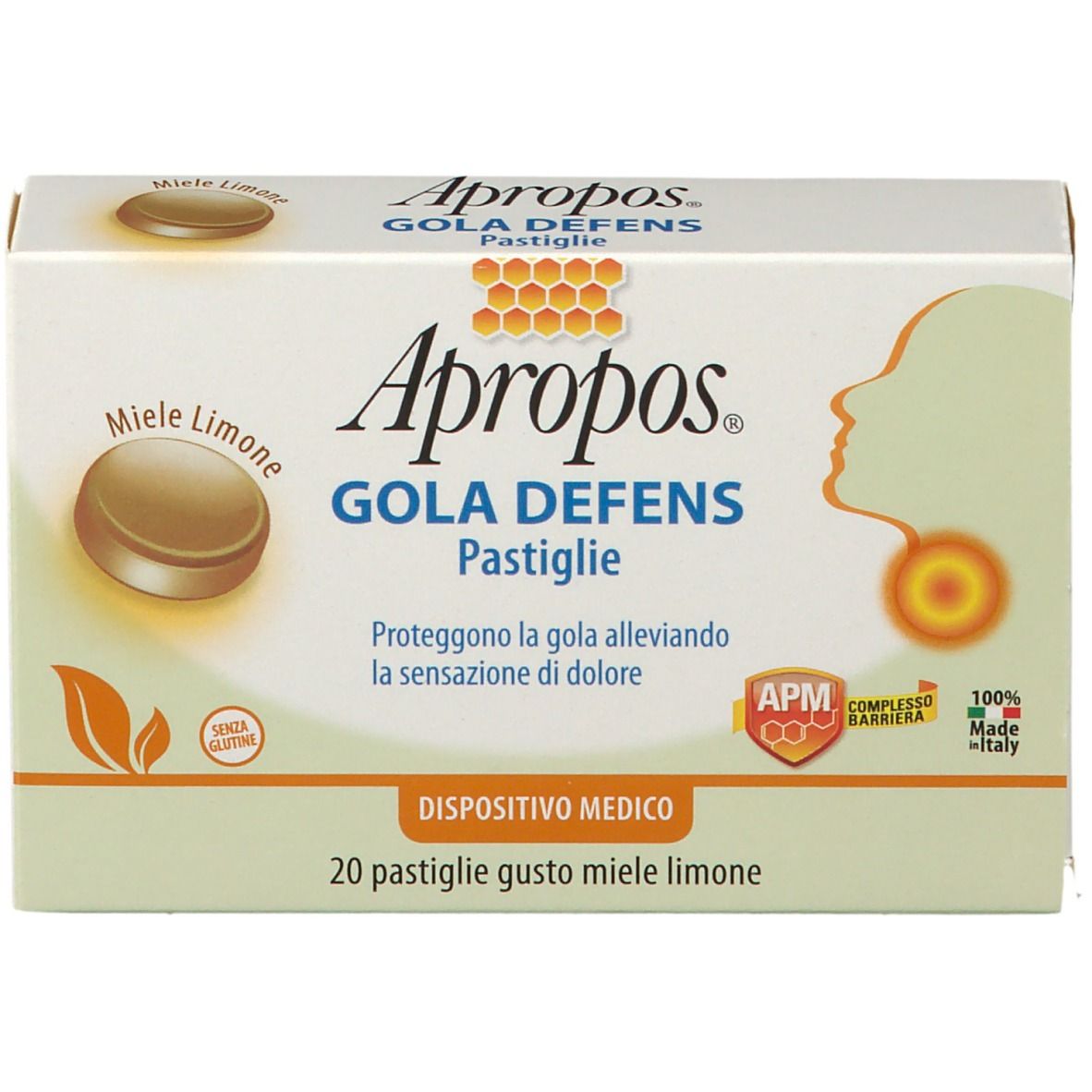 Apropos® Gola Defens Pastiglie Miele & Limone