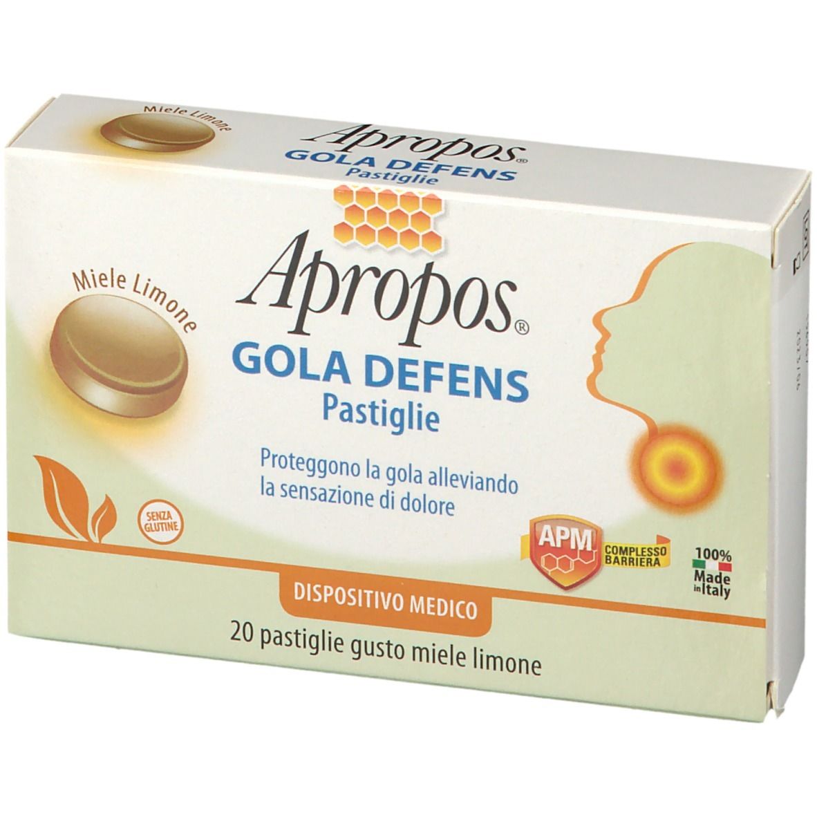 Apropos® Gola Defens Pastiglie Miele & Limone