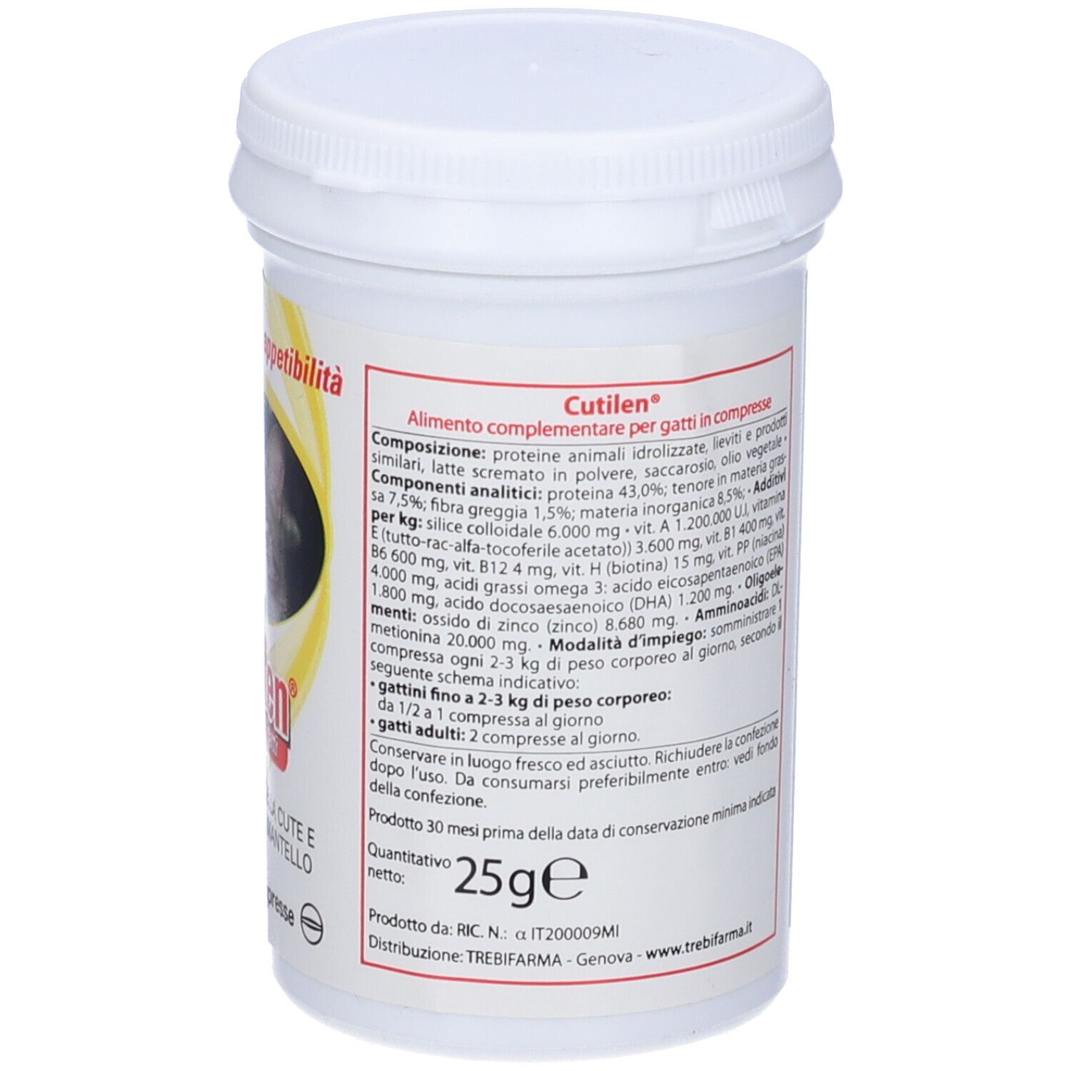 Cutilen Gatti 50 Compresse Barattolo 25 G
