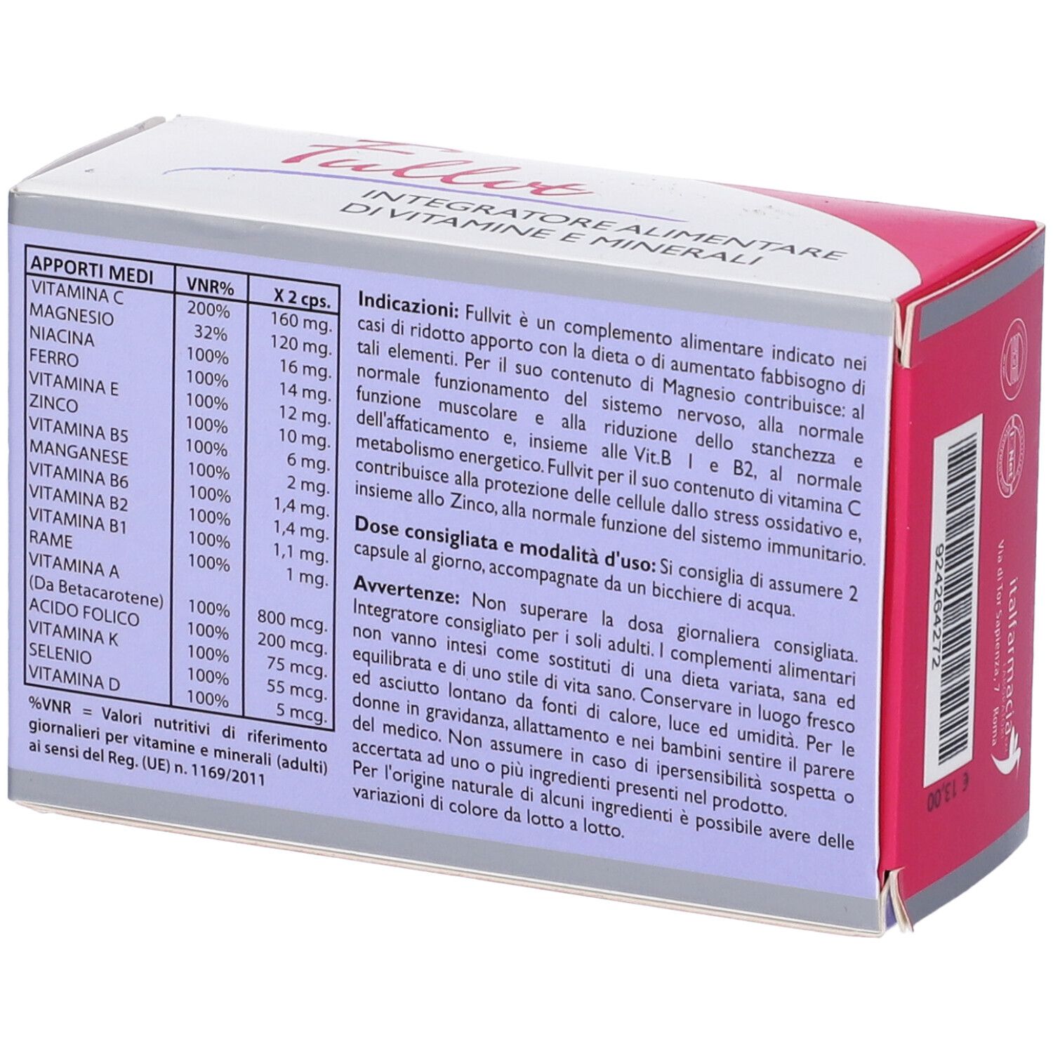 Fullvit 36 Capsule 18,54 G