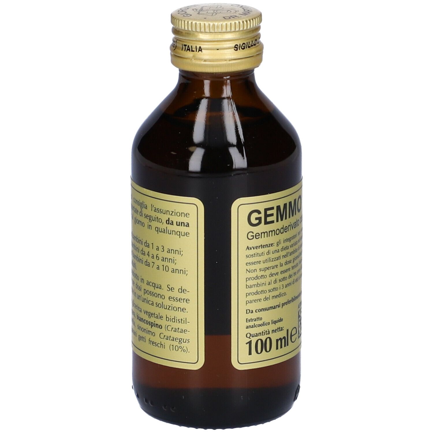 Gemmo 10+ Biancospino Liquido Analcolico 100 Ml