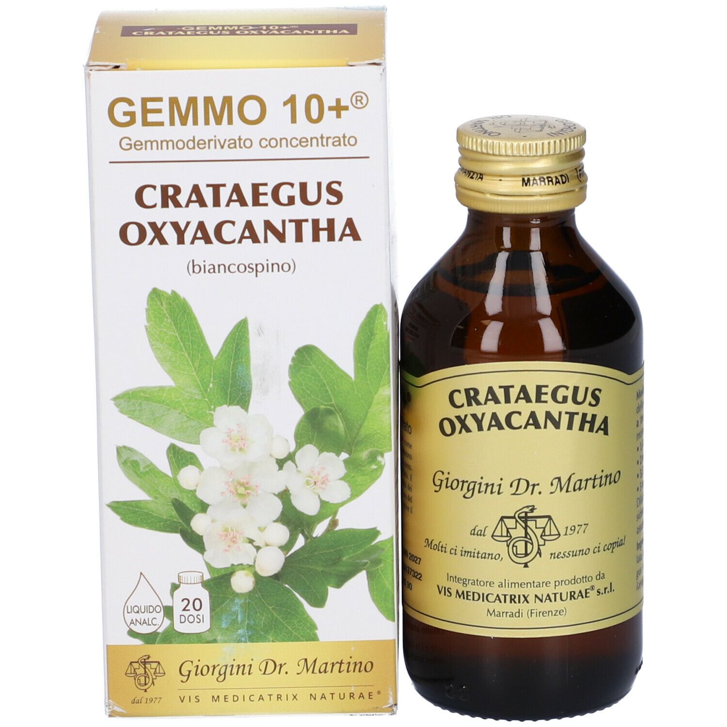 Gemmo 10+ Biancospino Liquido Analcolico 100 Ml