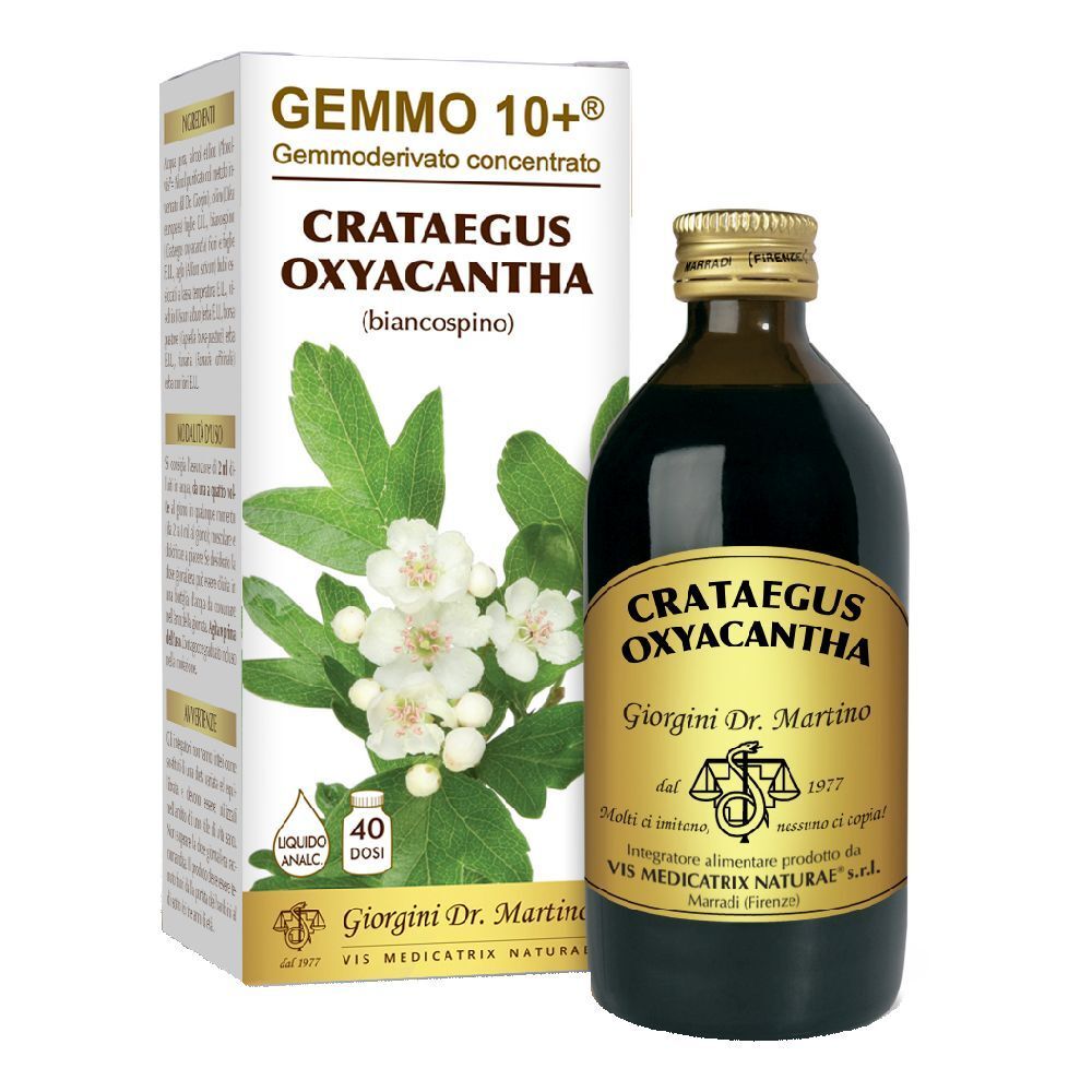 Gemmo 10+ Biancospino Liquido Analcolico 200 Ml