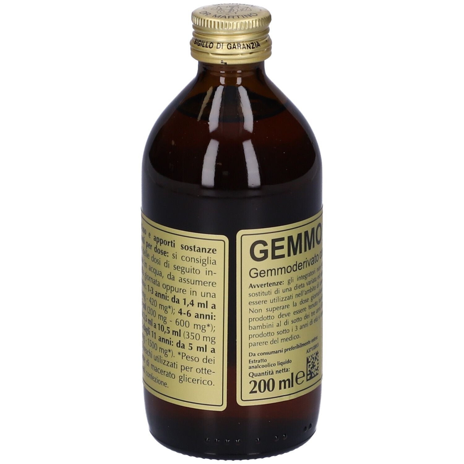 Gemmo 10+ Biancospino Liquido Analcolico 200 Ml