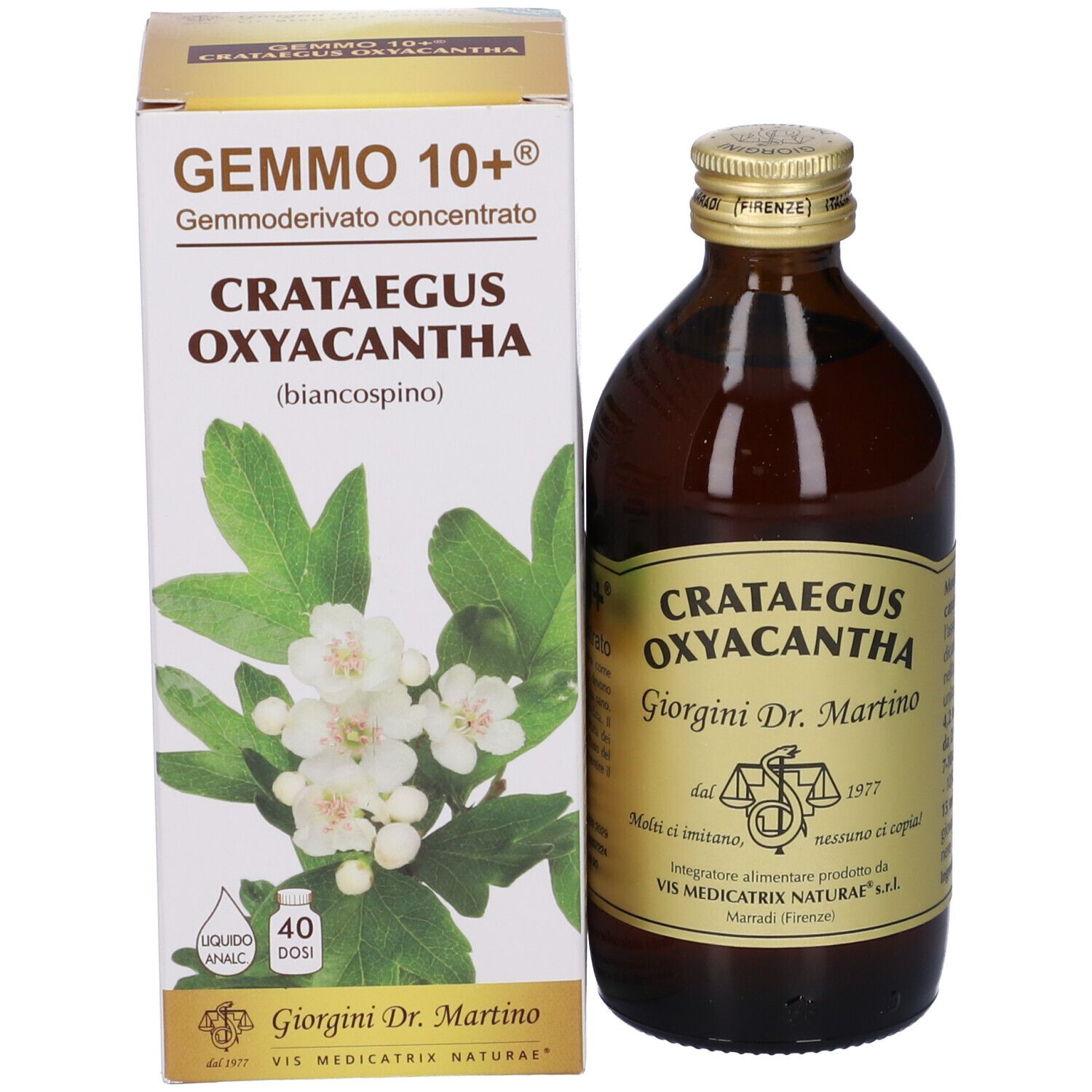 Gemmo 10+ Biancospino Liquido Analcolico 200 Ml