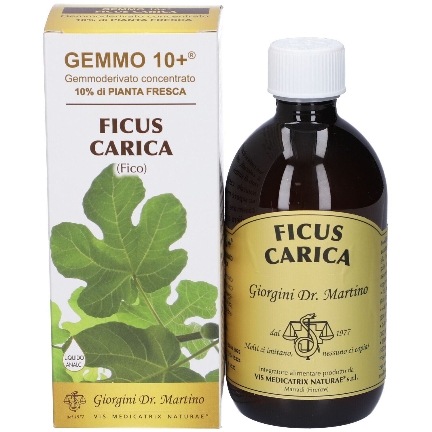 Gemmo 10+ Fico Liquido Analcolico 500 Ml