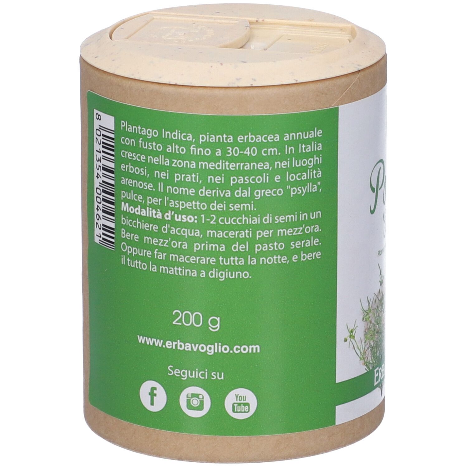 Psillio Semi Barattolo 200 G