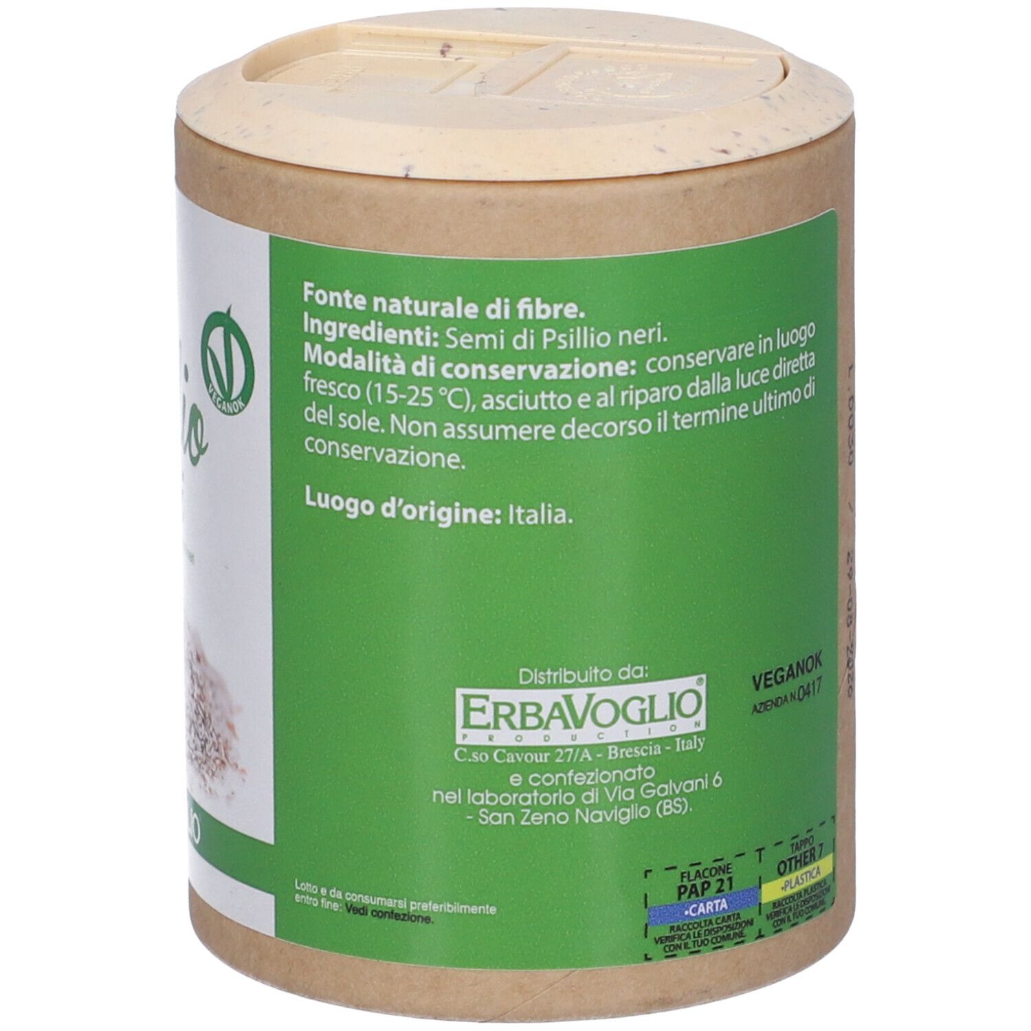 Psillio Semi Barattolo 200 G